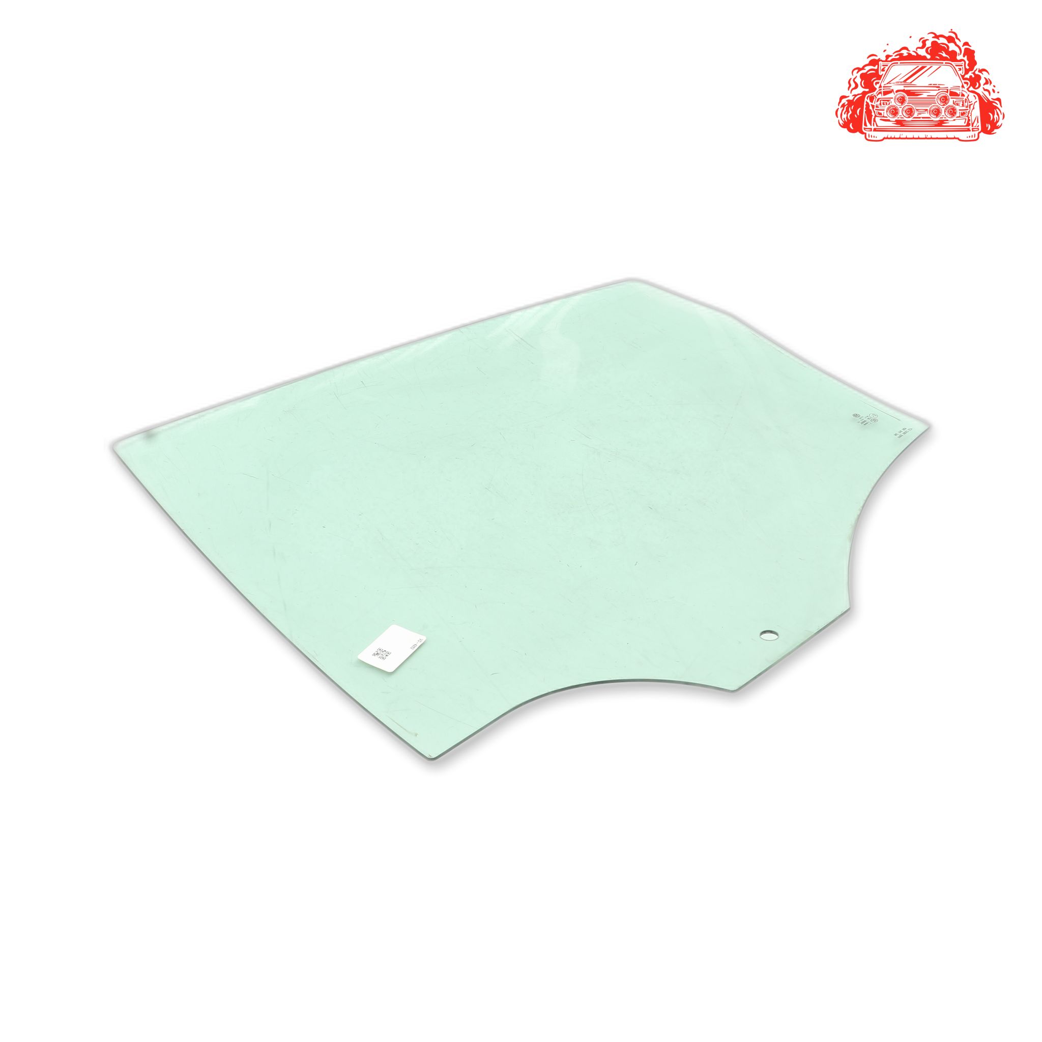 Used Salvaged Driver Side Rear Window for VOLKSWAGEN Polo Comfortline