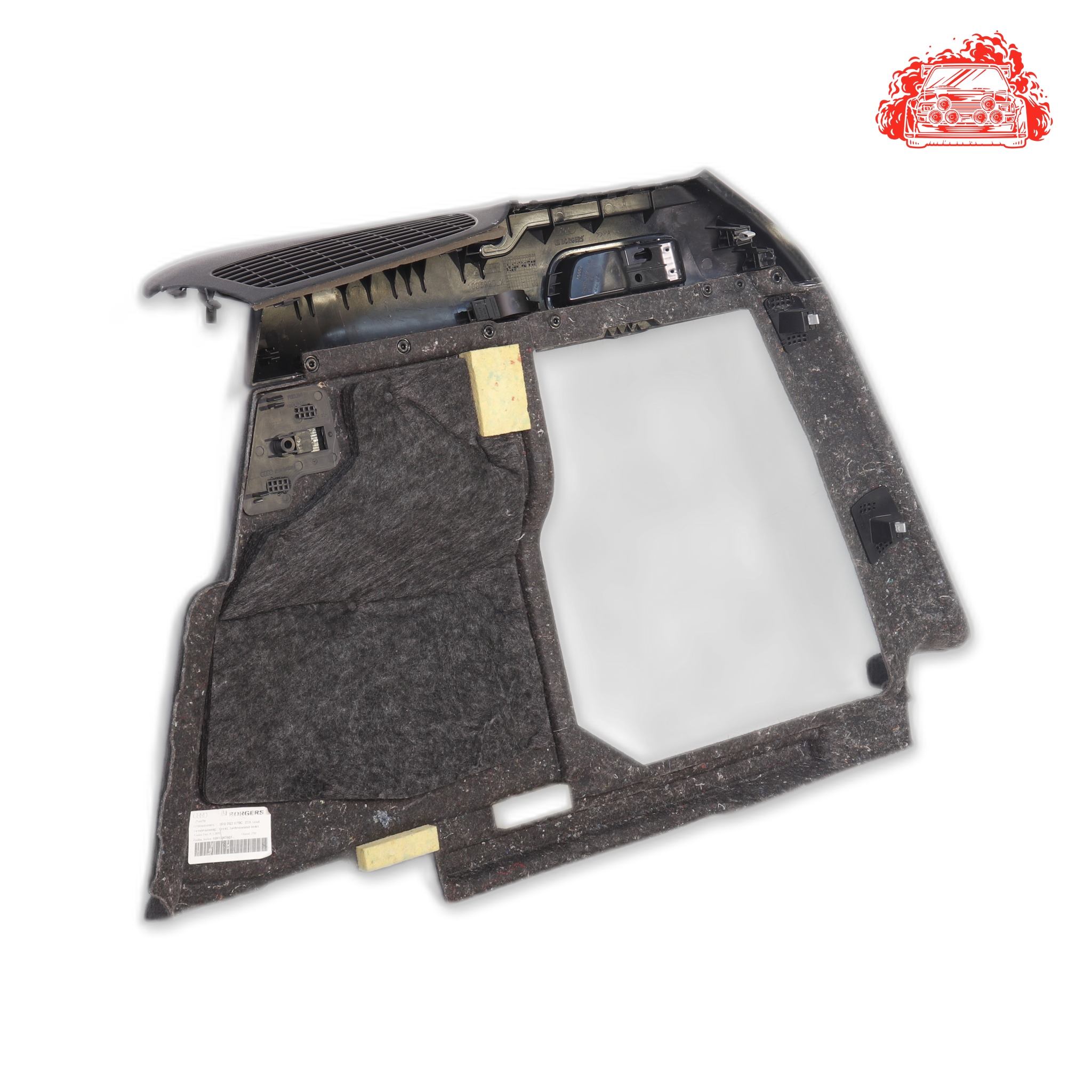 Used Salvaged Rear Passengers Side Trunk Panel Trim - Part #8R0863879C for AUDI Q5 2.0 T FSI QUATTRO S TRONIC