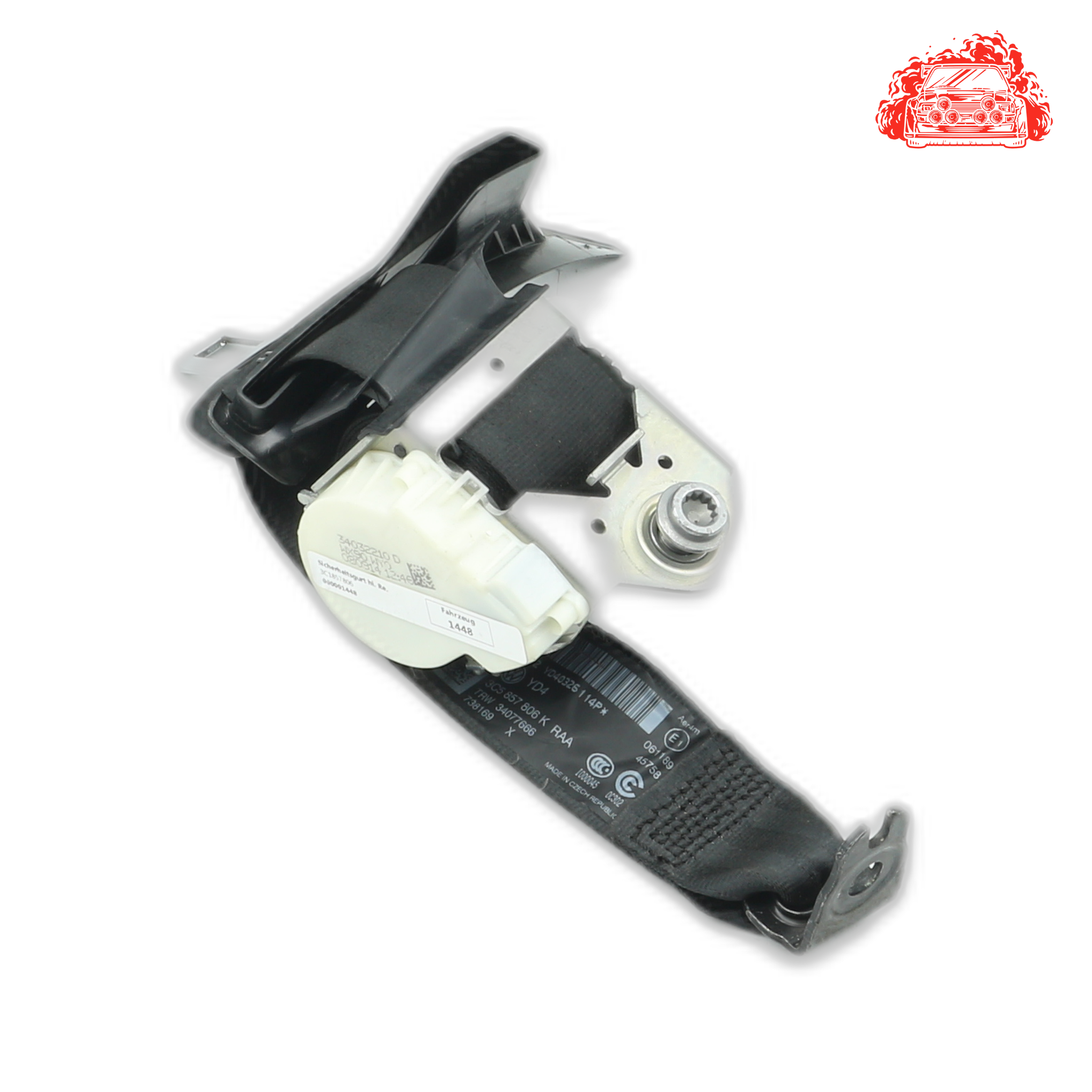 Volkswagen Passat 1.4 TSI Comfortline DSG Driver Side Rear Seat Belt 3C5857806K