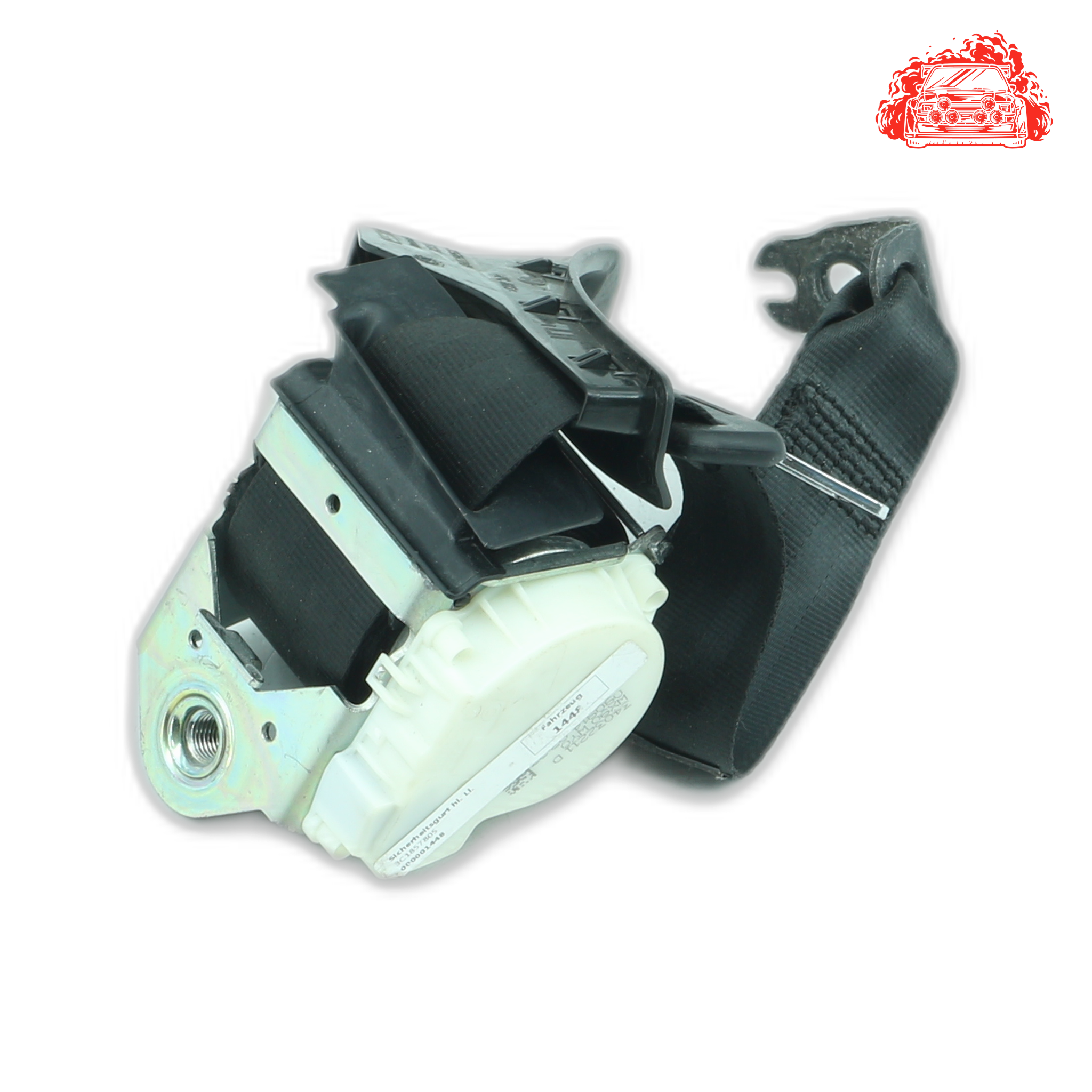 Used VOLKSWAGEN PASSAT 1.8 TSI COMFORTLINE DSG Passenger Side Rear Seat Belt - OEM Part 3C5857805K