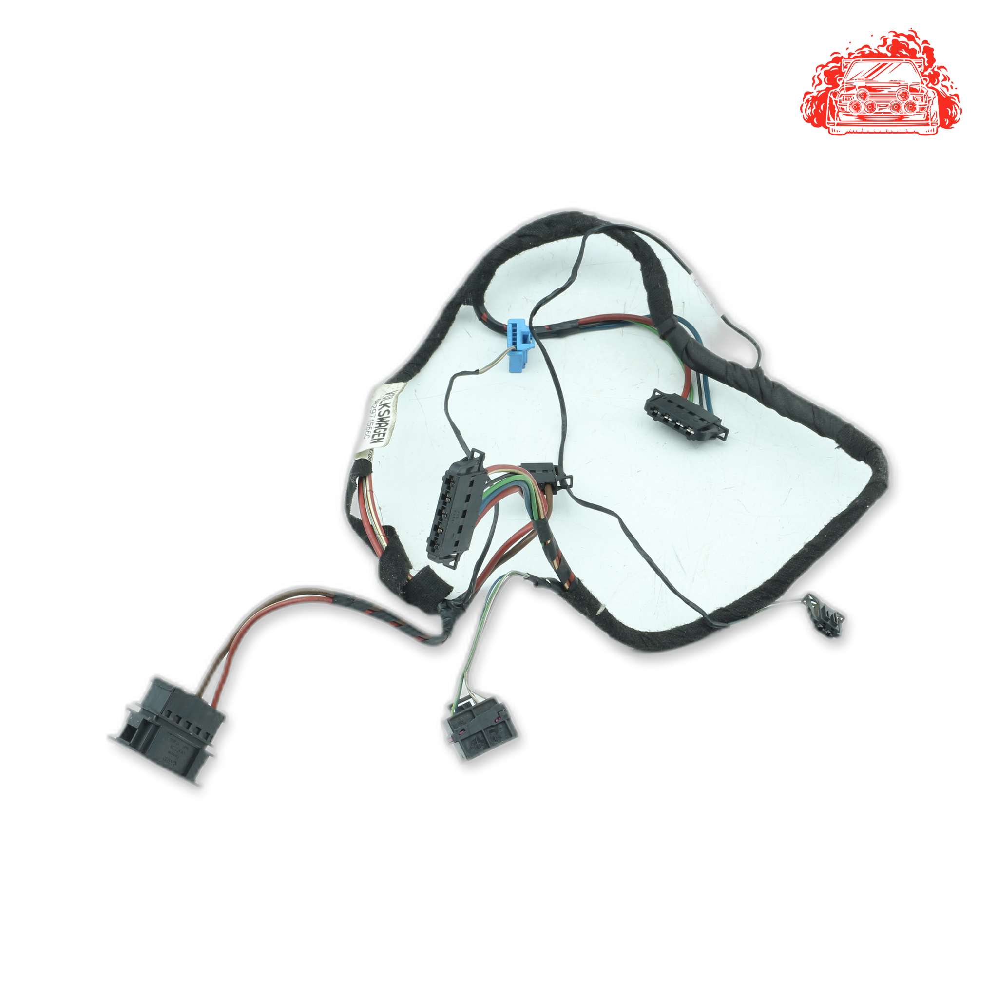 Used VOLKSWAGEN POLO VIVO 1.4 TRENDLINE 5Dr White HVAC Wire Harness - OEM Part 6R2971566C