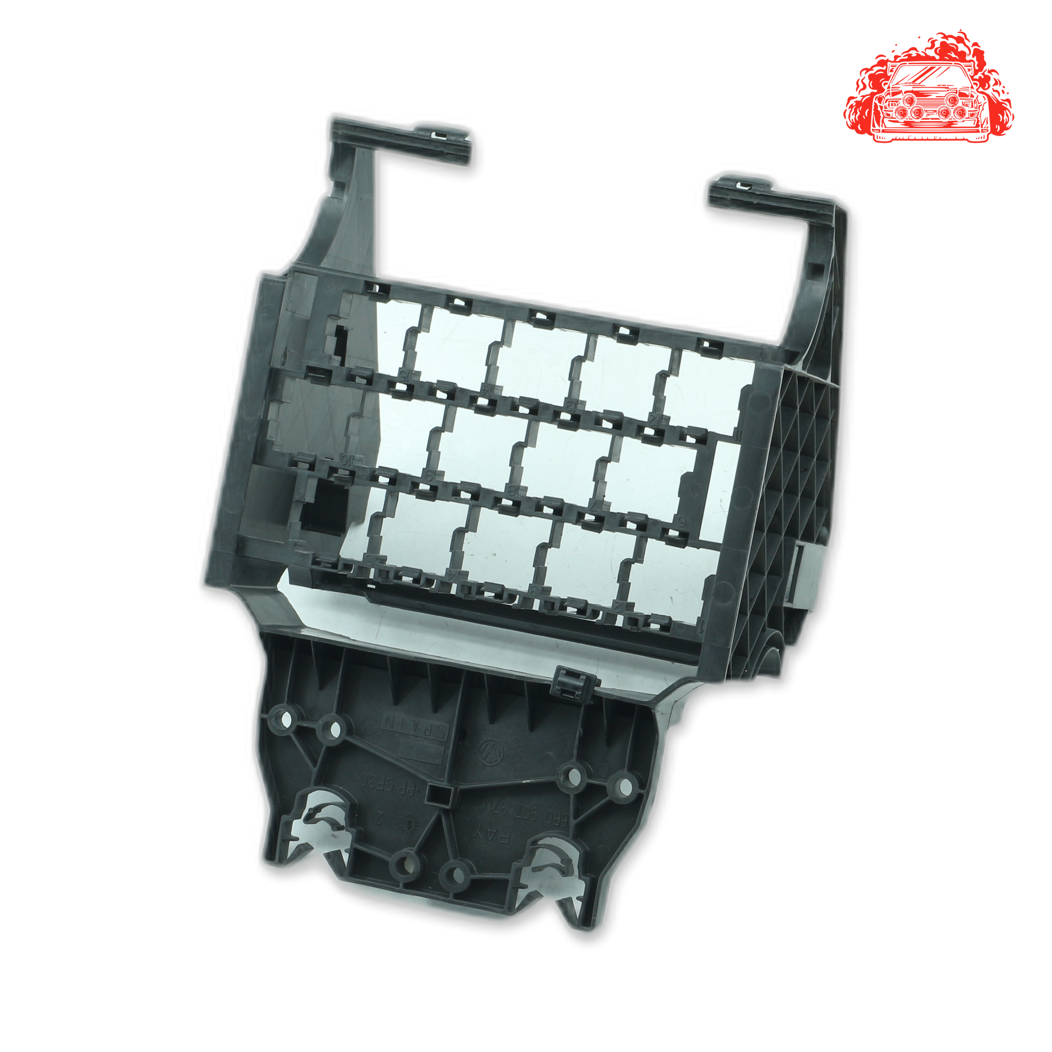 Used VOLKSWAGEN POLO VIVO 1.4 TRENDLINE 5Dr White Comfort Control Unit Module Bracket - OEM Part 6R0907371C