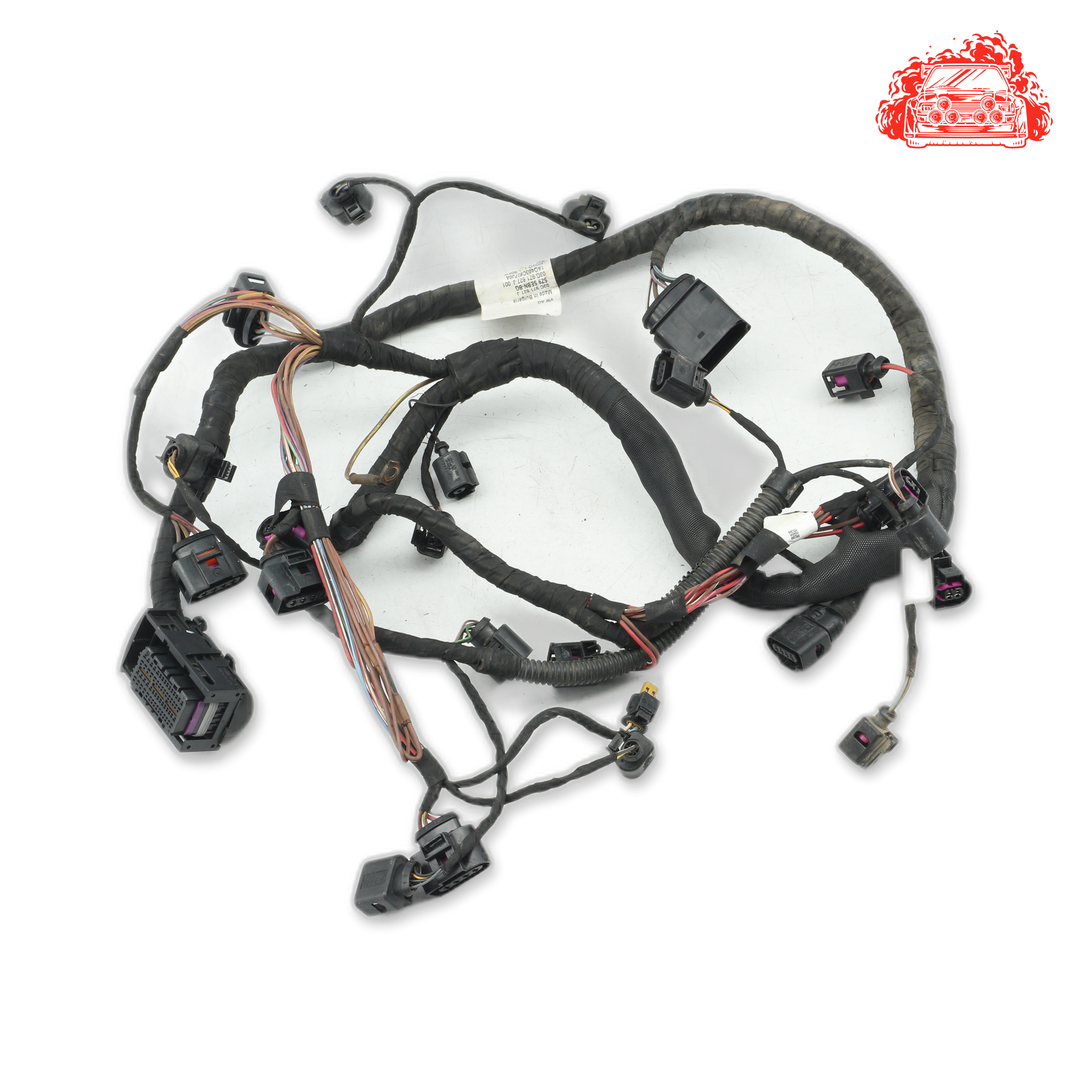 Used/salvaged Engine Loom for AUDI Q5 2.0 T FSI QUATTRO S TRONIC. Part Number 03C971627J