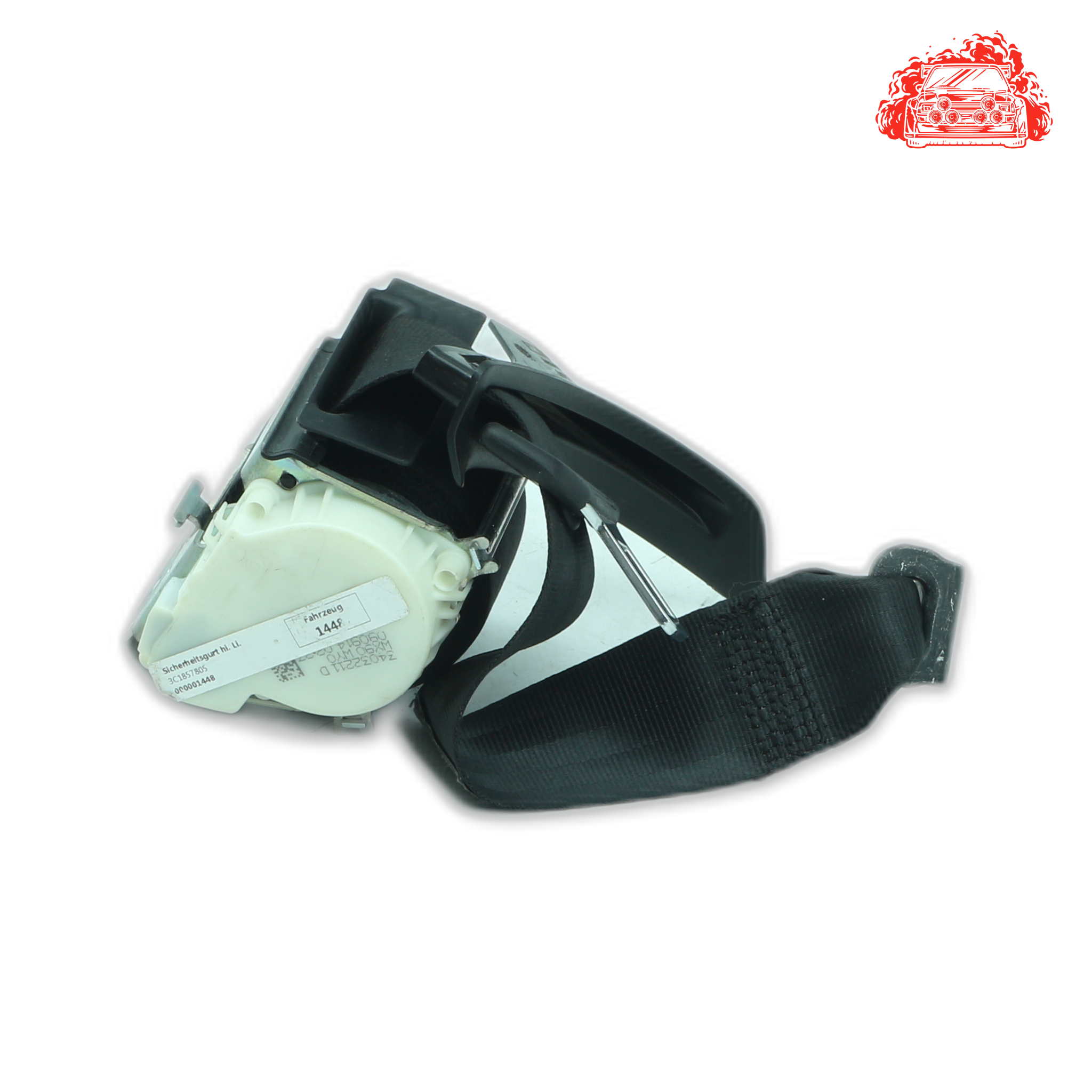 Used VOLKSWAGEN PASSAT 1.8 TSI COMFORTLINE DSG Passenger Side Rear Seat Belt - OEM Part 3C5857805K