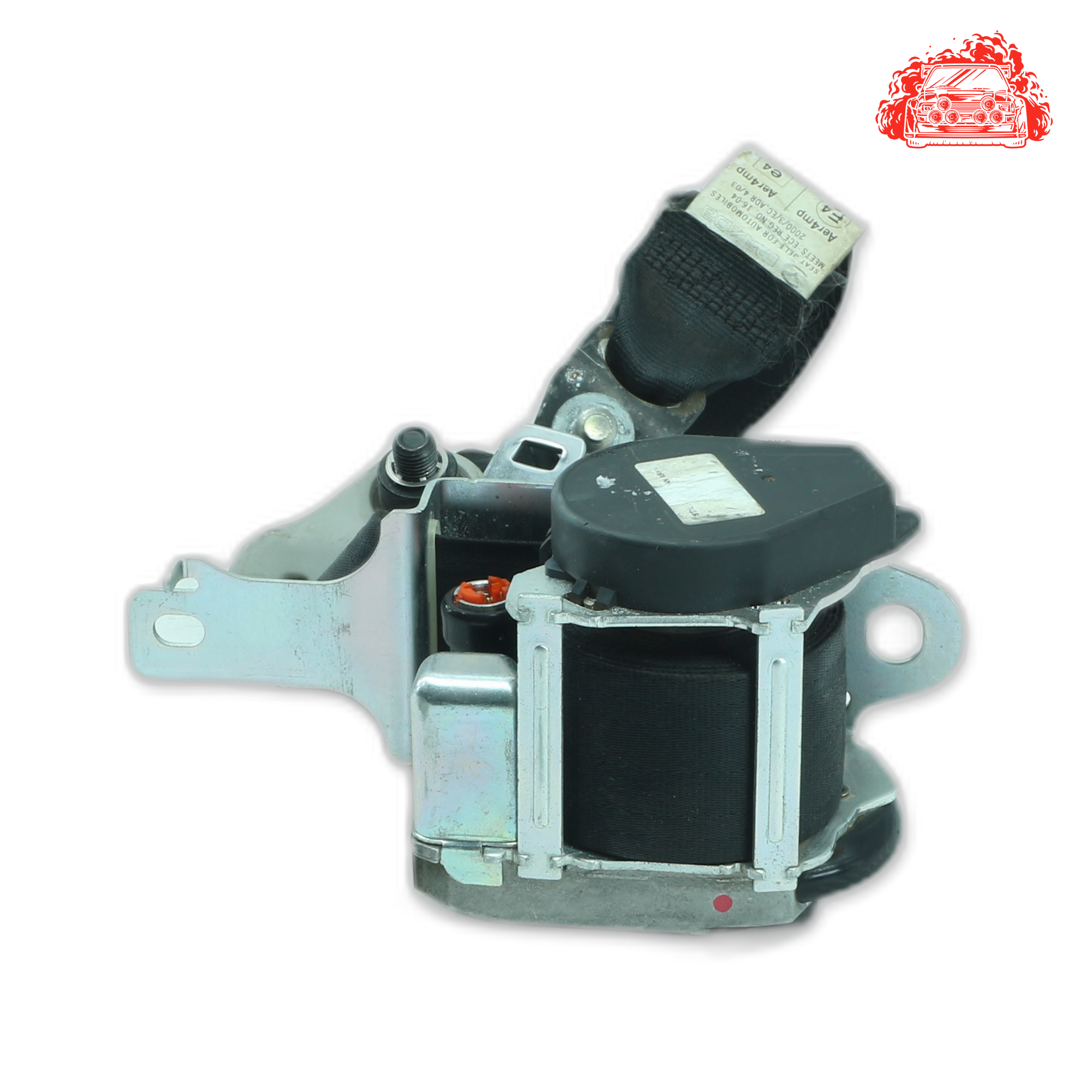 Used MAZDA MAZDA3 2.3 MPS Silver Passengers Side Front Seatbelt - OEM Part 608731800A