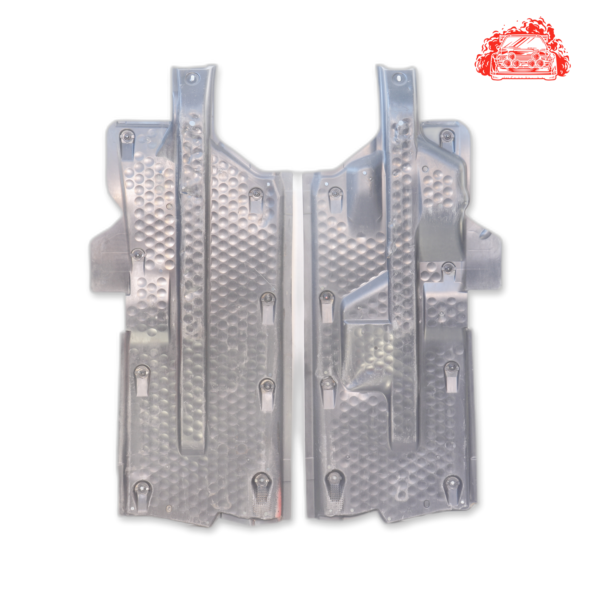 Used/salvaged Undercover Chassis Guard for Volkswagen Polo Comfortline. Part Number 6Q0825201H