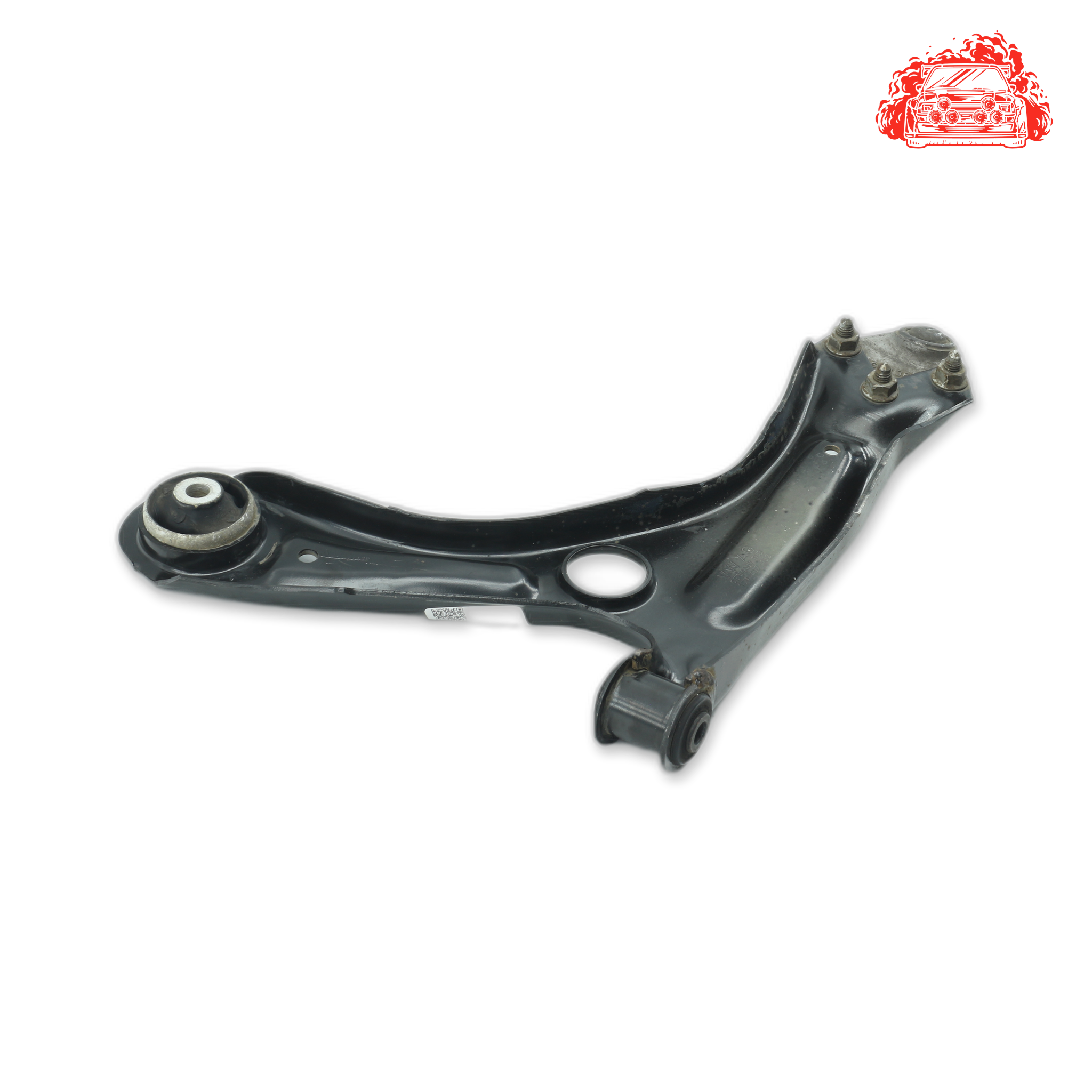 Used Salvaged Driver Side Front Lower Control Arm Part Number 1S0407152 for Volkswagen Up Cross