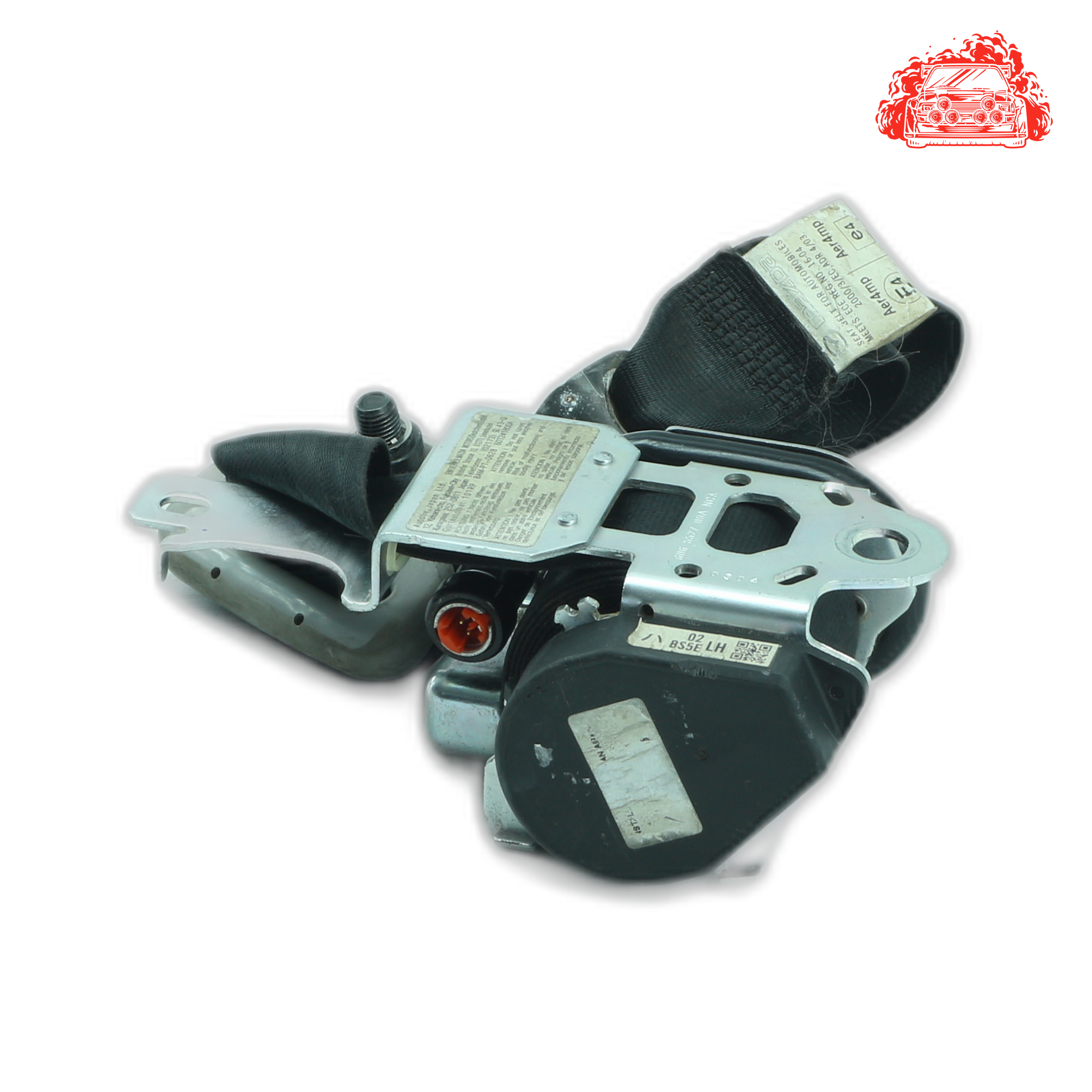 Used MAZDA MAZDA3 2.3 MPS Silver Passengers Side Front Seatbelt - OEM Part 608731800A