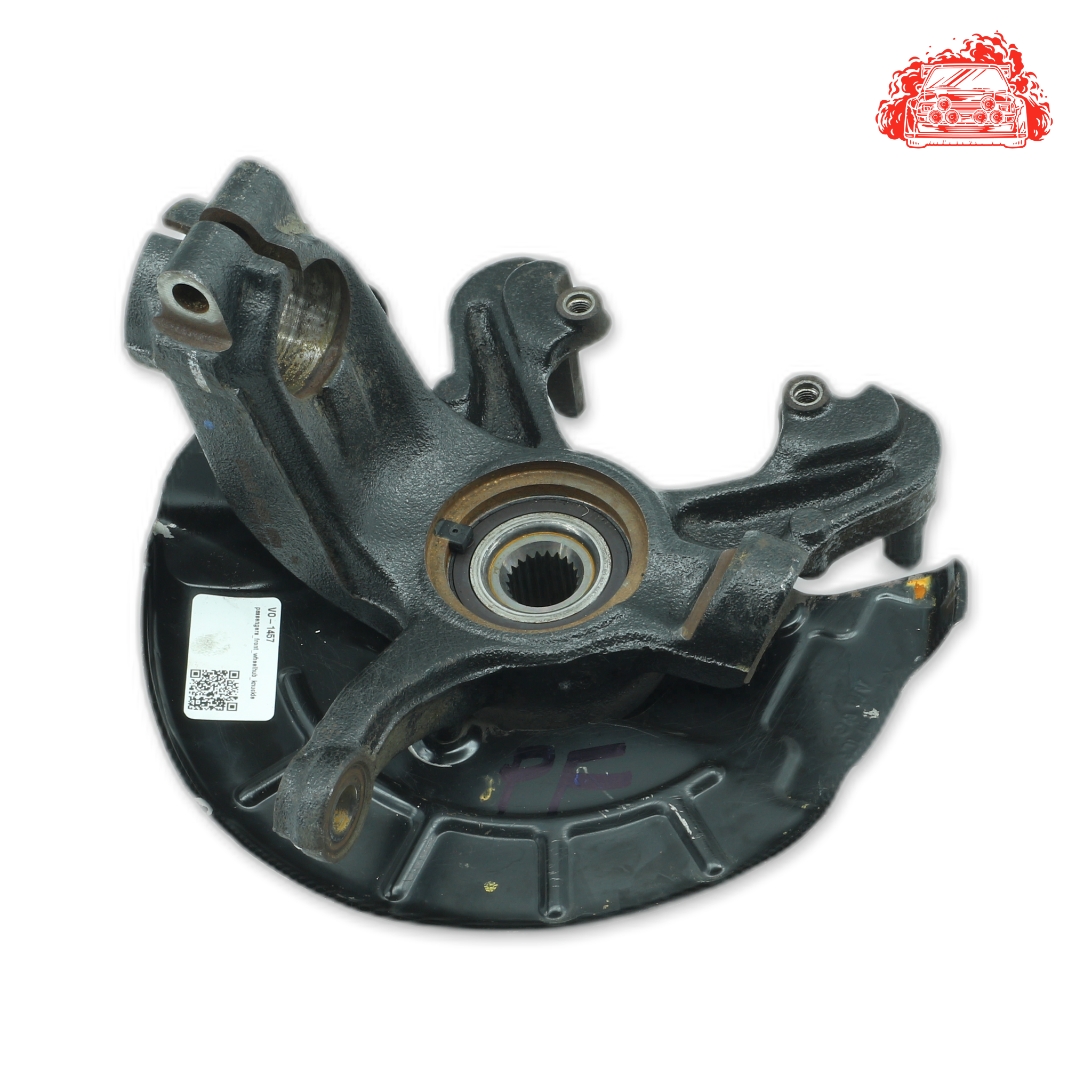 Used VOLKSWAGEN Up cross Passenger Side Front Knuckle Hub - OEM Part 1S0407255D