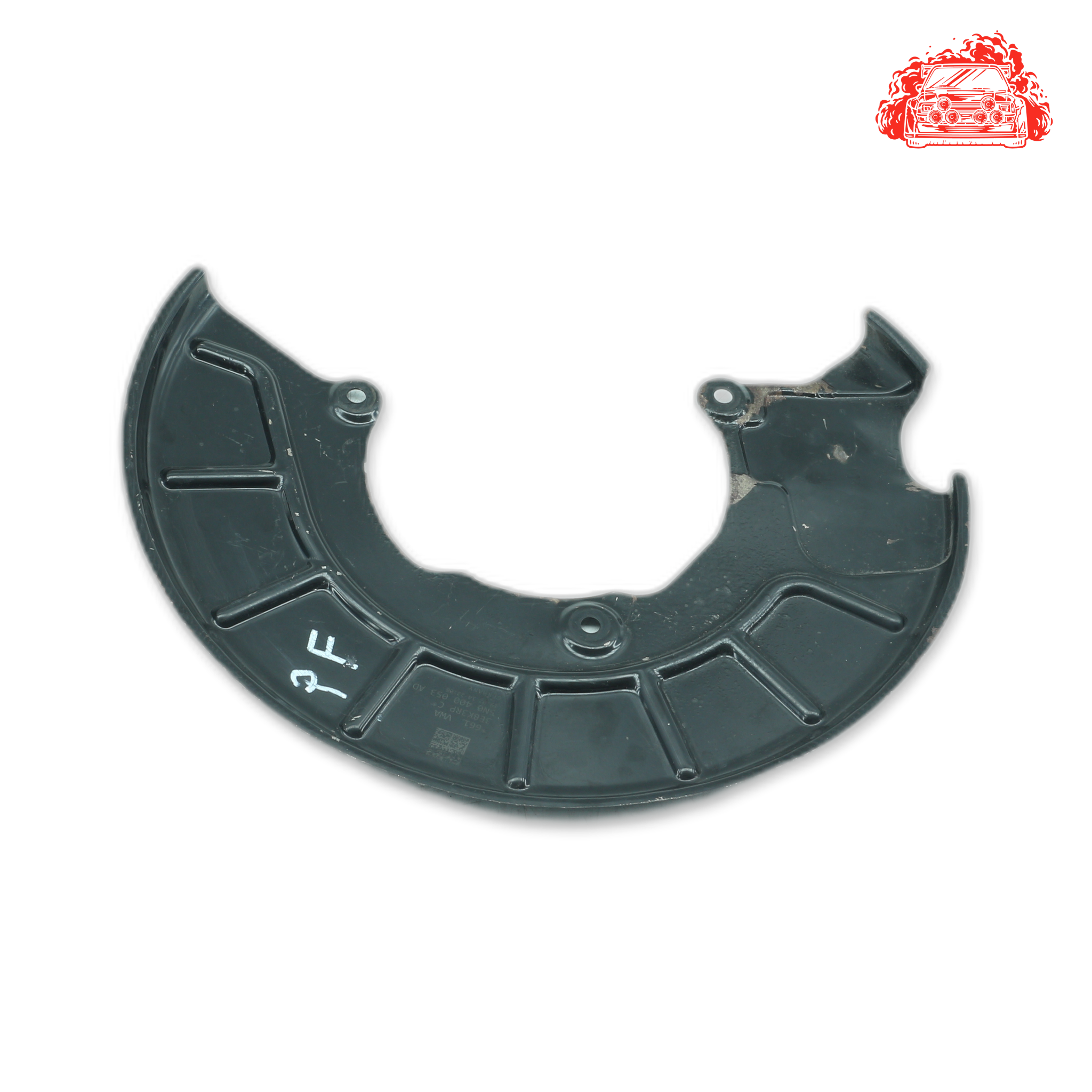 Used VOLKSWAGEN PASSAT 1.8 TSI COMFORTLINE DSG Passengers Side Front Brake Dust Shield - OEM Part 1K0615311F