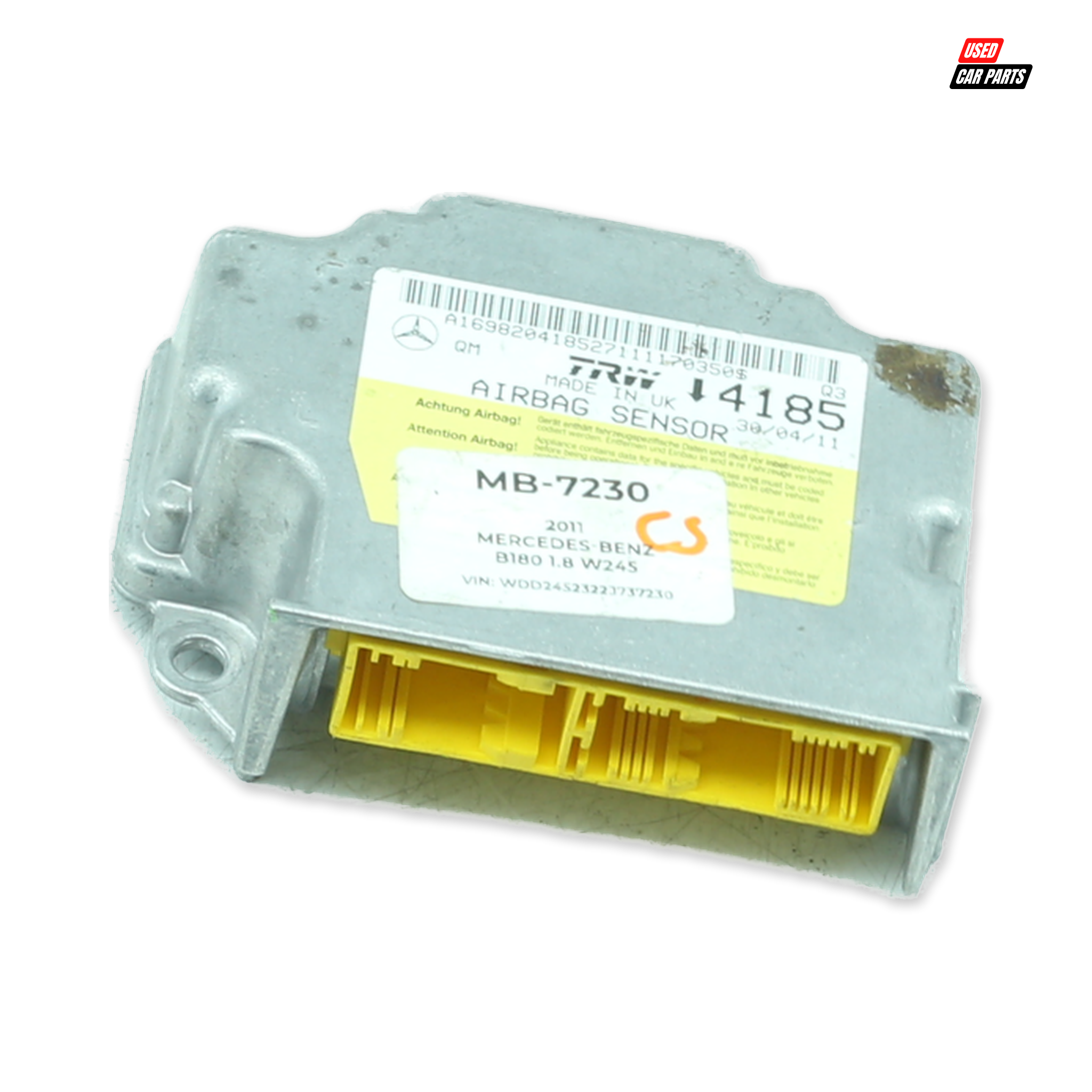 Used MERCEDES-BENZ B180 2011 Airbag Control Module (Part Number MB-7230)