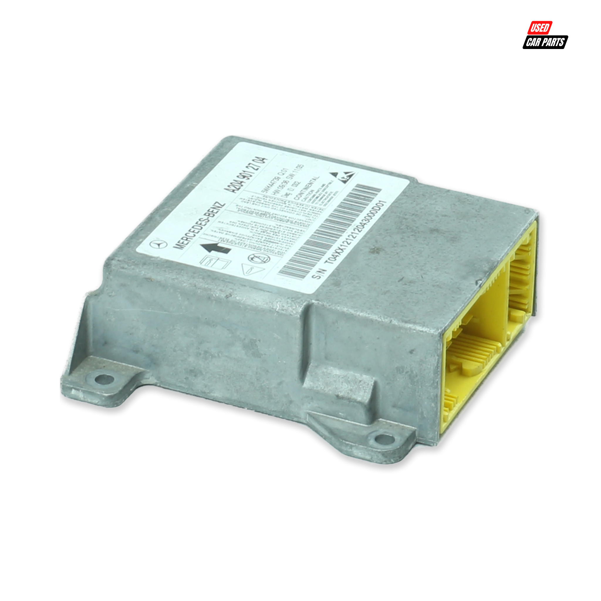 Used Airbag Control Module (Part Number A2049012704) for Mercedes-Benz C180 2012