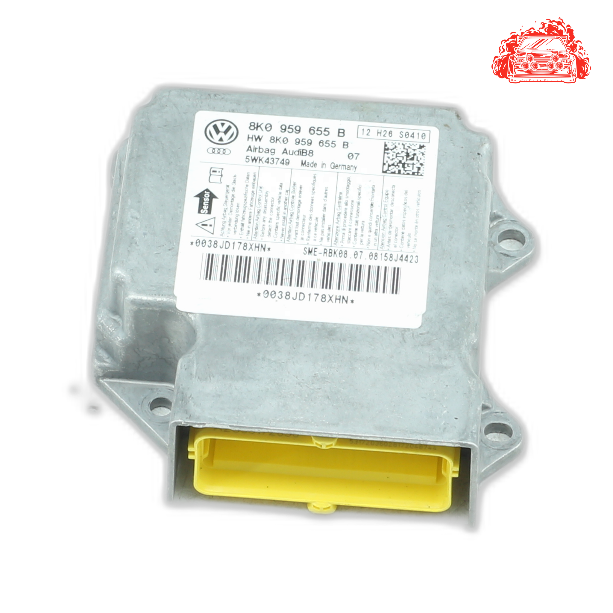 Used AUDI A4 Airbag Control Module - OEM Part 8K0959655B
