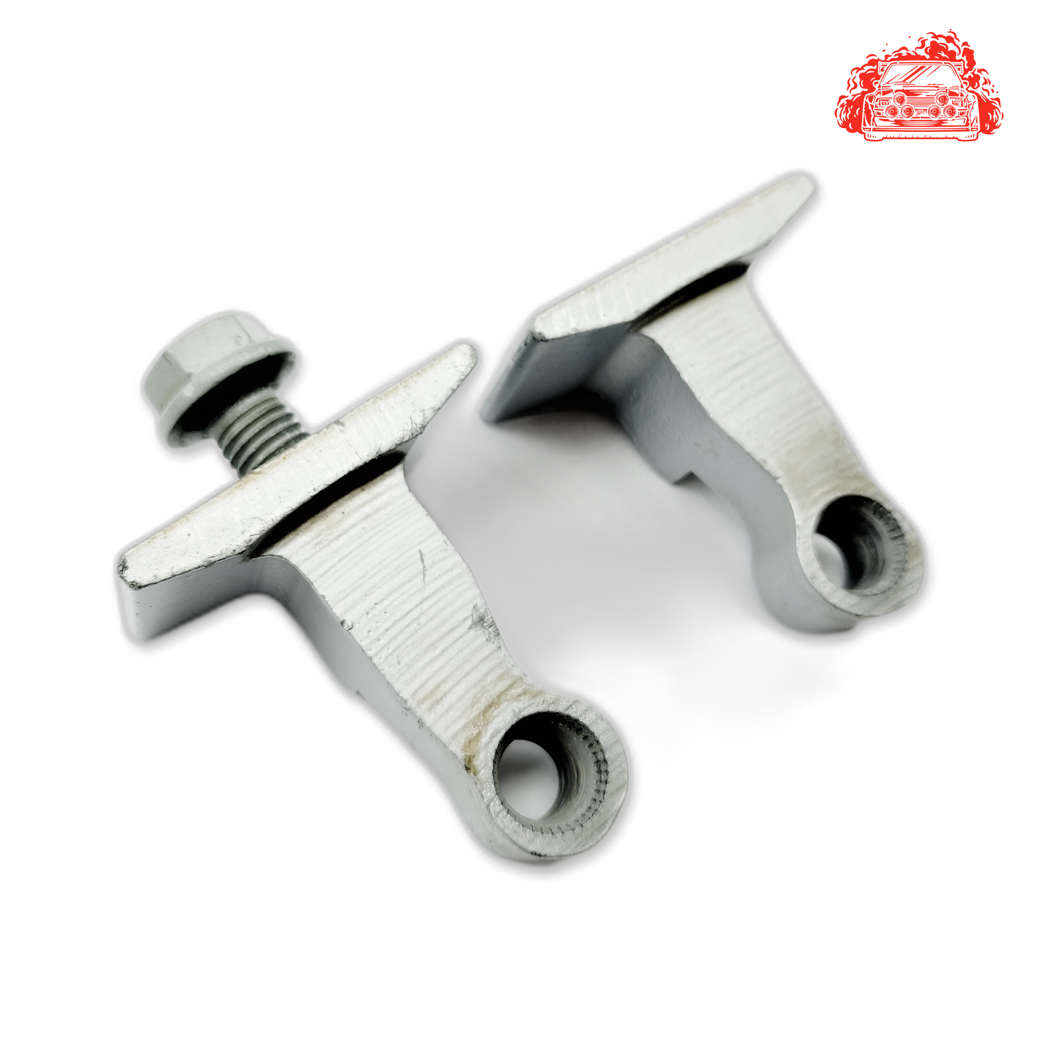 Used BMW 320i Driver Side Rear Top Bottom Door Hinges Set