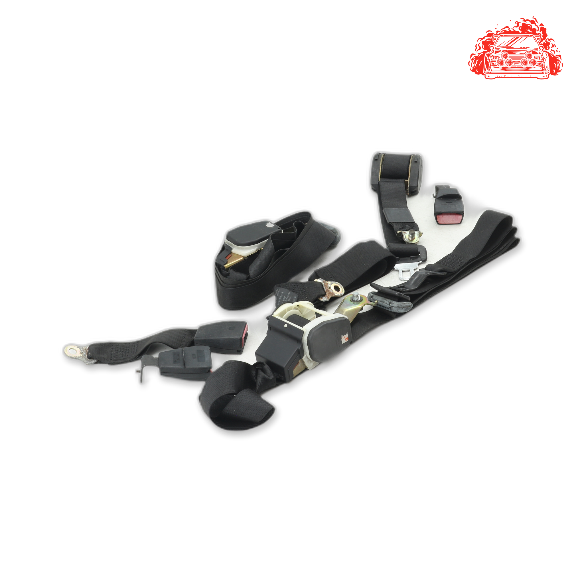 Used BMW 316i (E36) Front & Rear Seat Belt Set - OEM 560151601