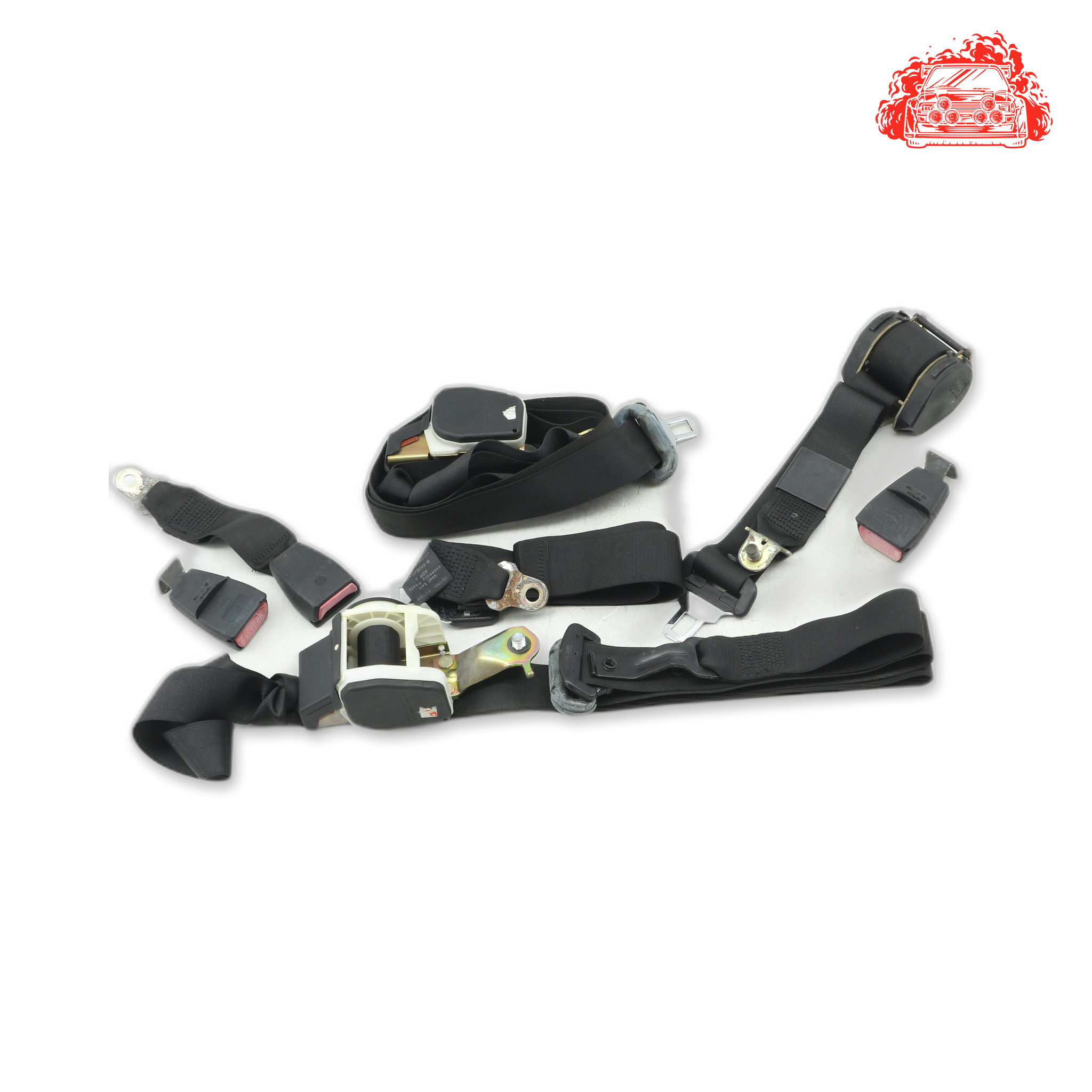 Used BMW 316i (E36) Front & Rear Seat Belt Set - OEM 560151601