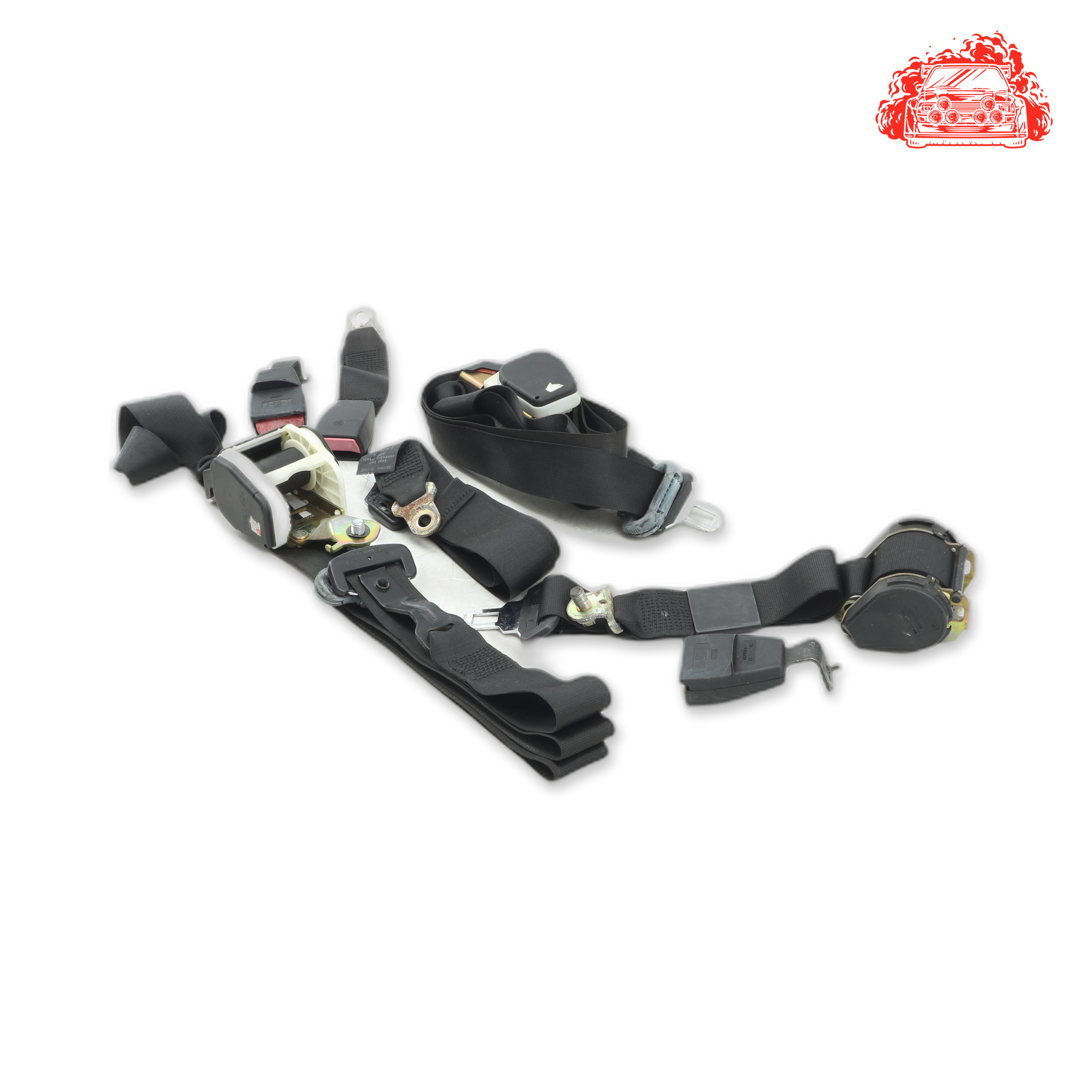 Used BMW 316i (E36) Front & Rear Seat Belt Set - OEM 560151601