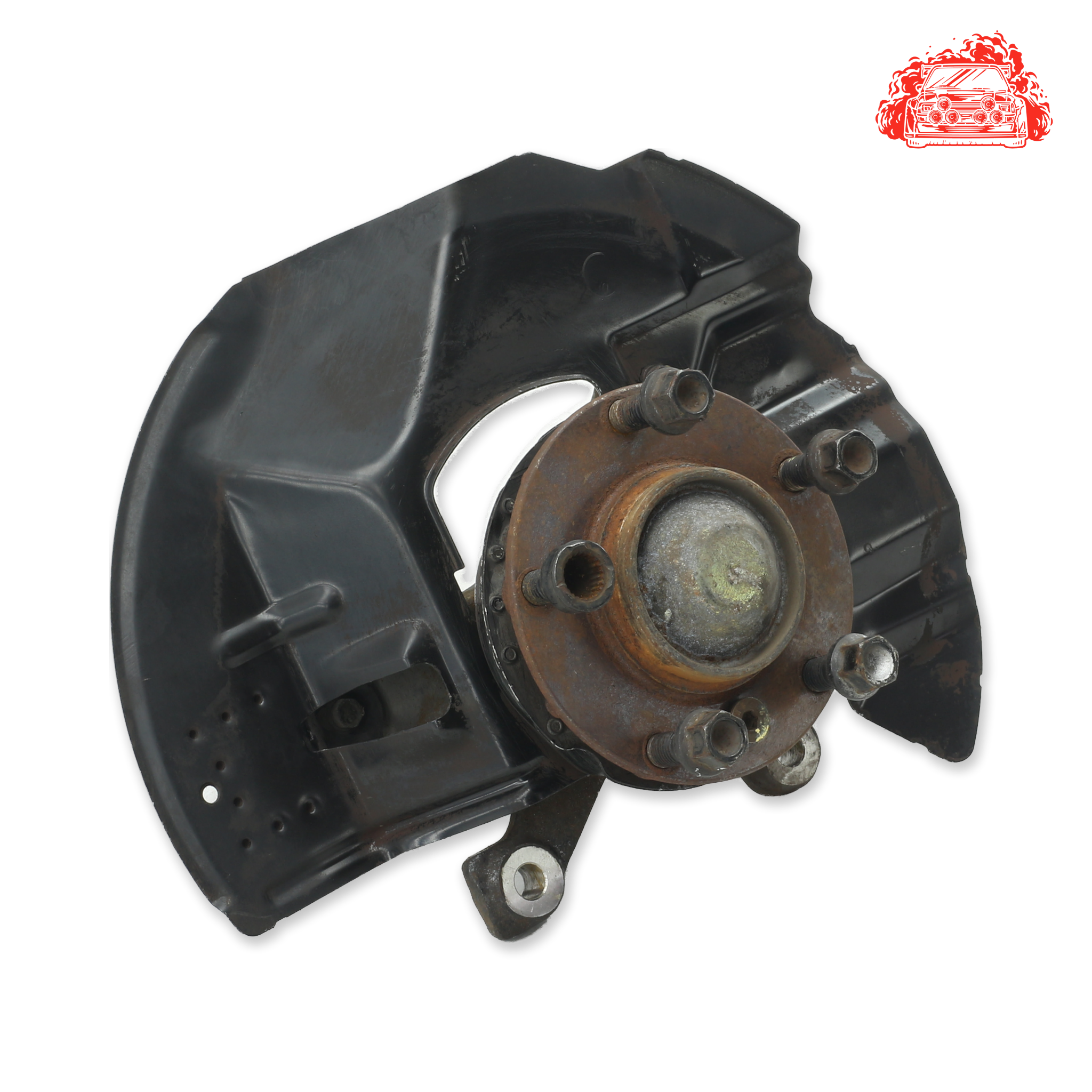 Used BMW 320i A/T (E46) Driver Side Front Knuckle and Hub