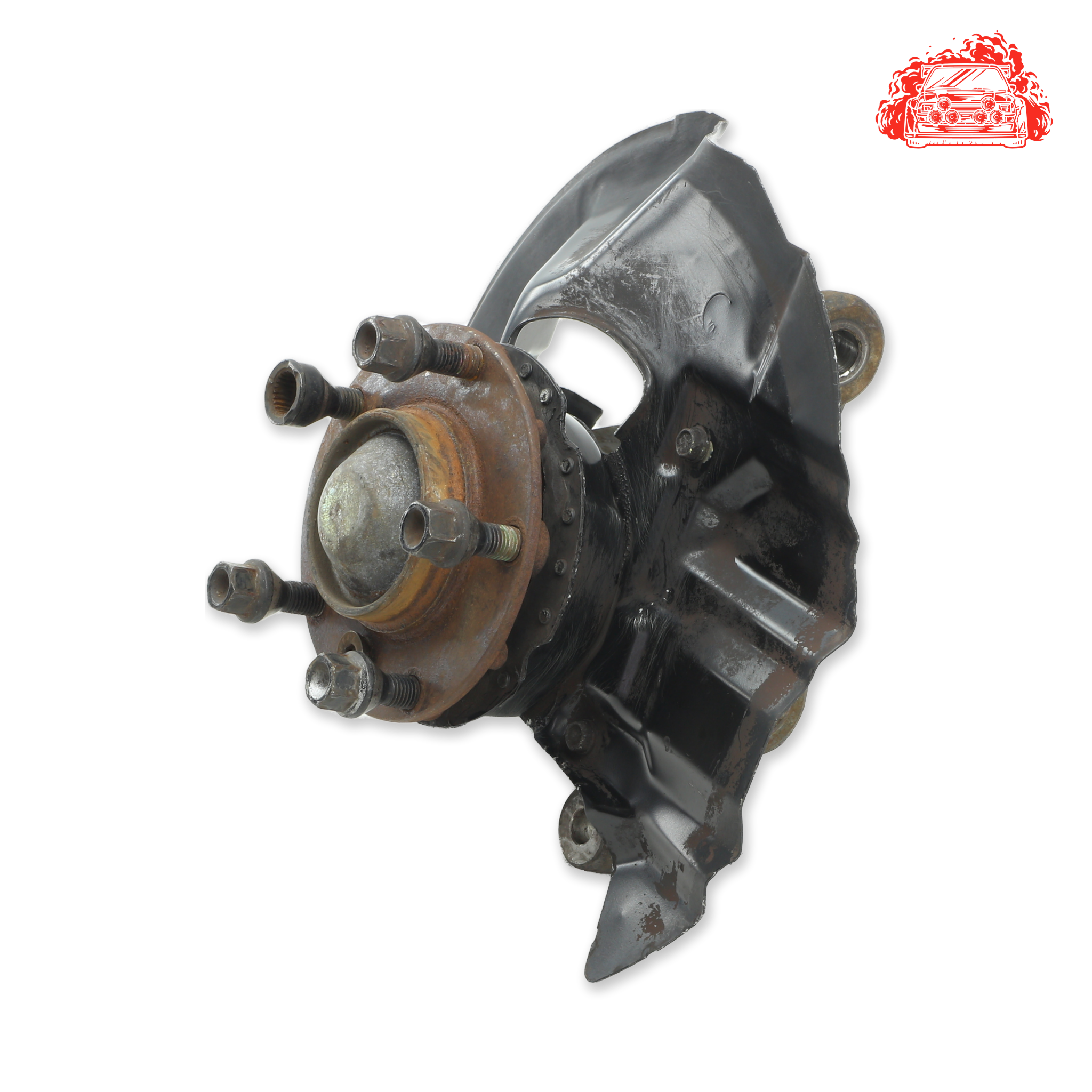 Used BMW 320i A/T (E46) Driver Side Front Knuckle and Hub