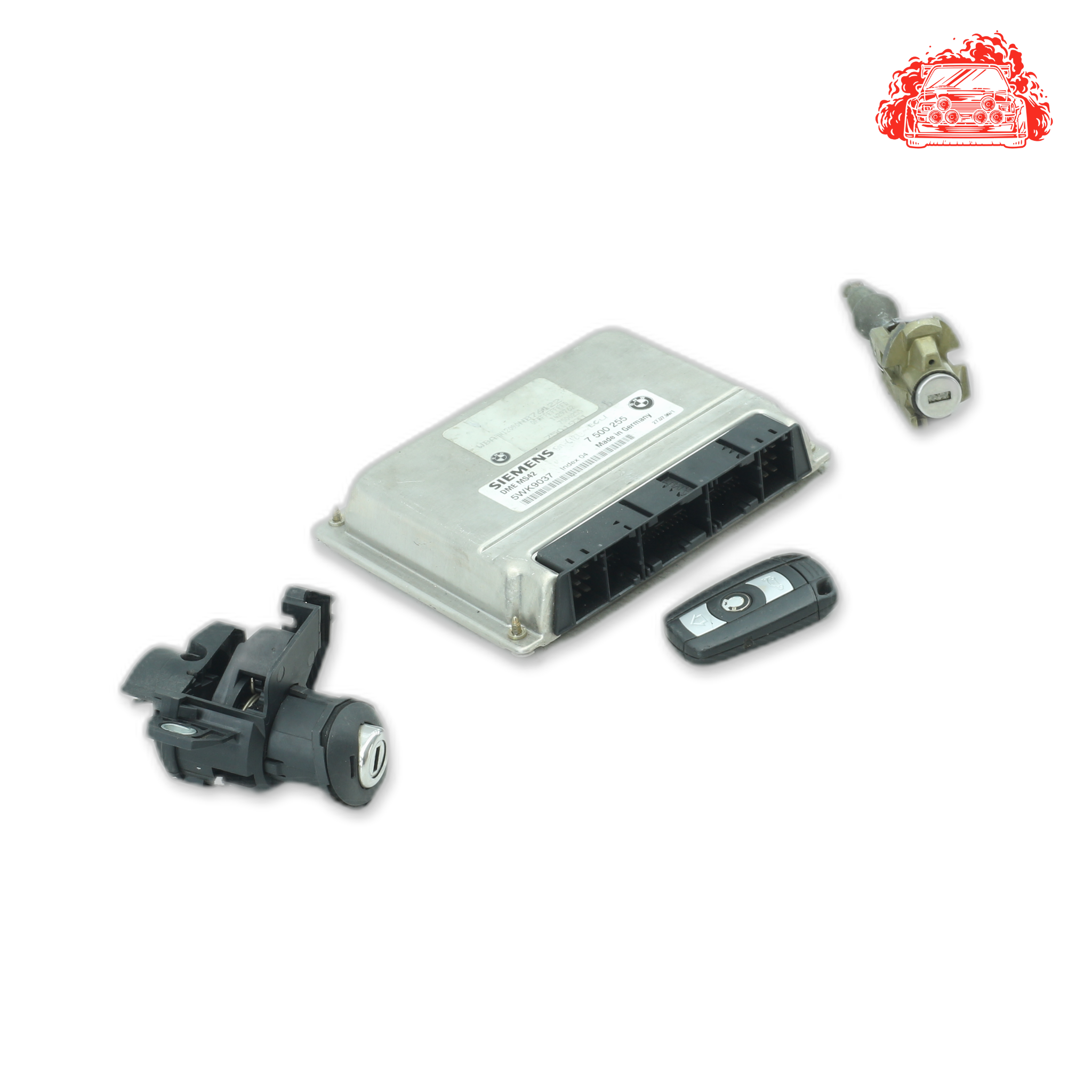 BMW 320i A/T (E46) ECU + Ignition + Keys + Barrels