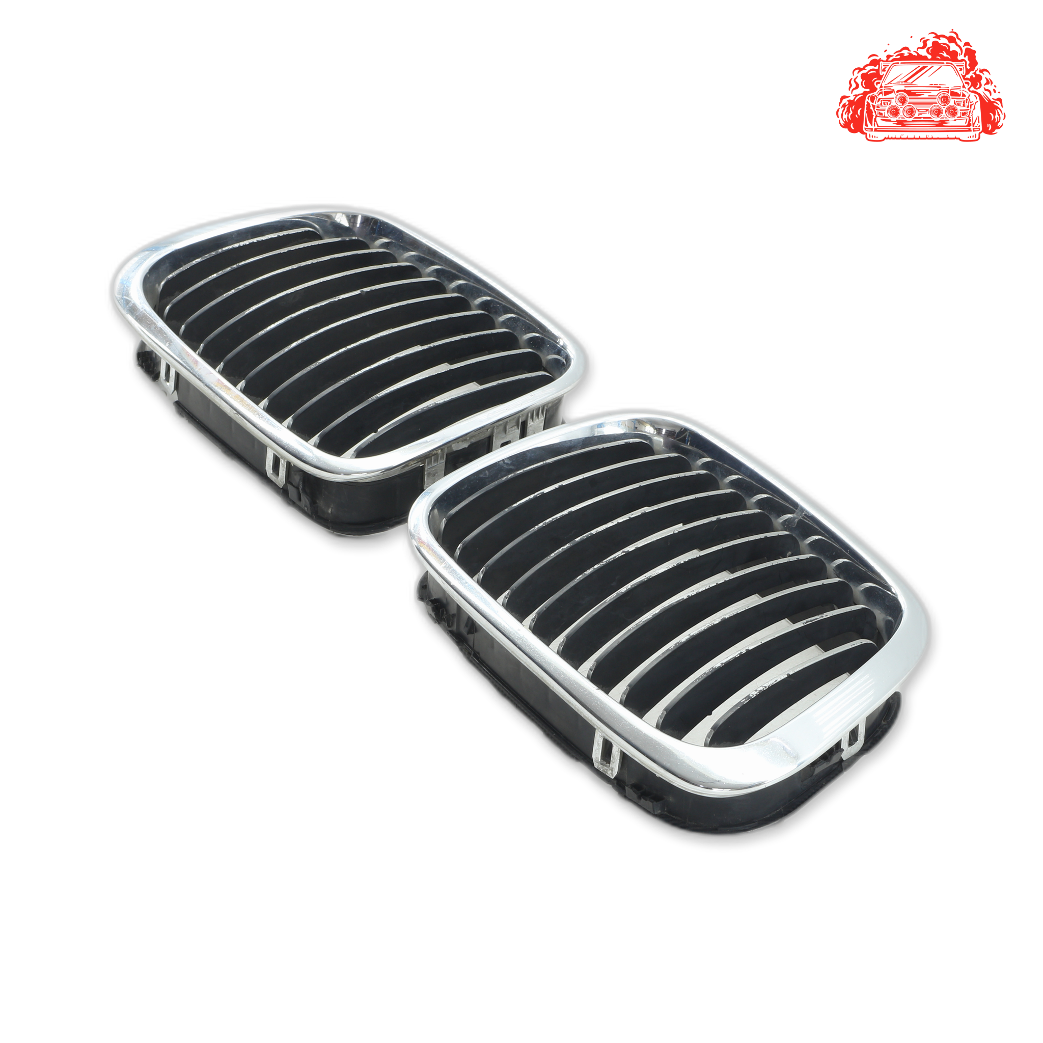 Used BMW 320i A/T (E46) Front Top Centre Grille - OEM Part 10627110