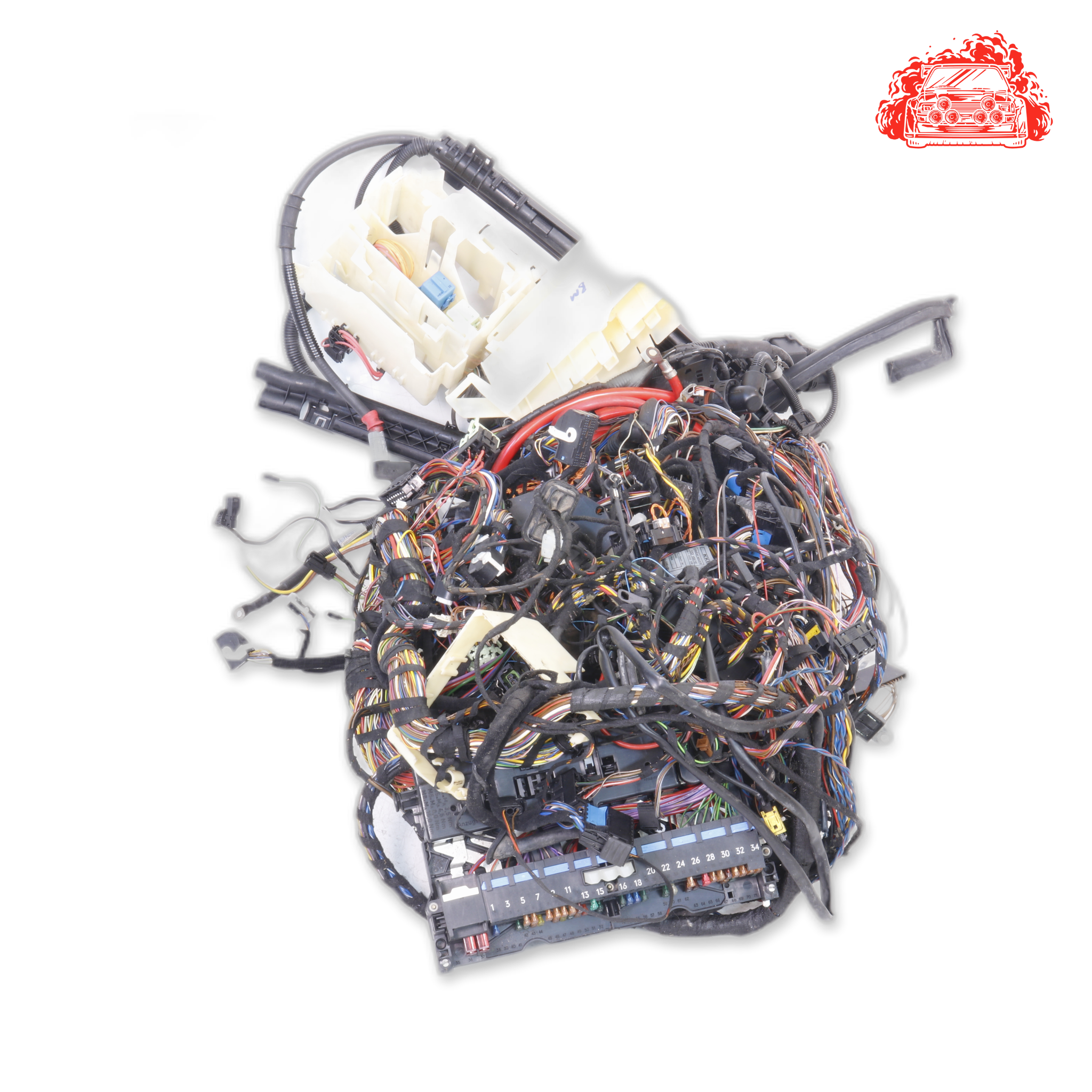 Used BMW 320i A/T (E46) Interior Loom & Fuse Box - OEM Part E6314H,7540701