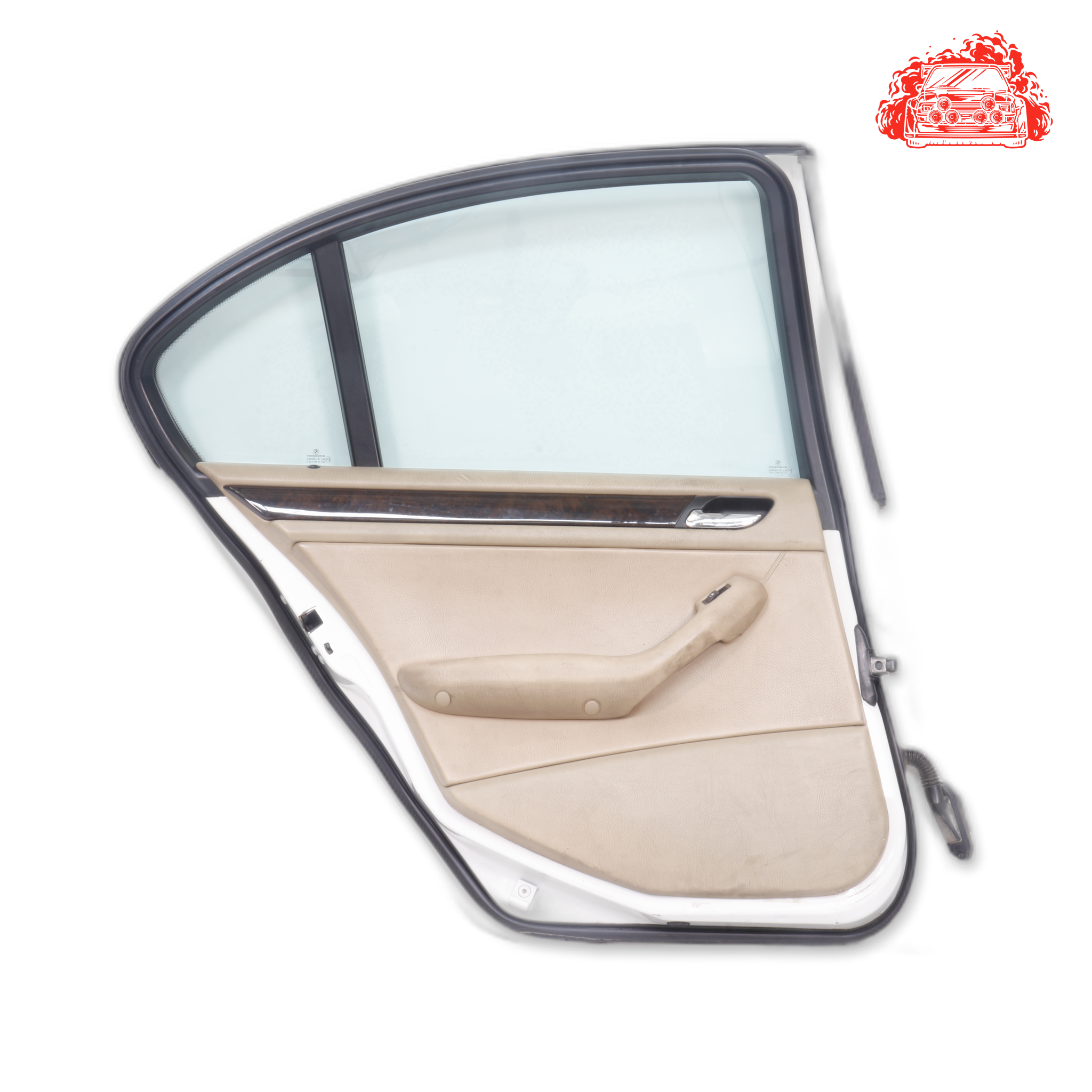 Salvaged BMW 320i A/T (E46) Passenger Side Rear Door Rubber