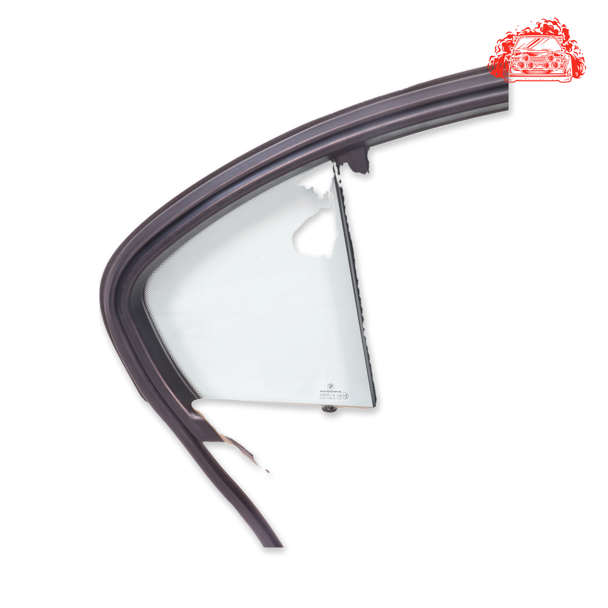 Used BMW 320i A/T (E46) Passenger Side Rear Quarter Window
