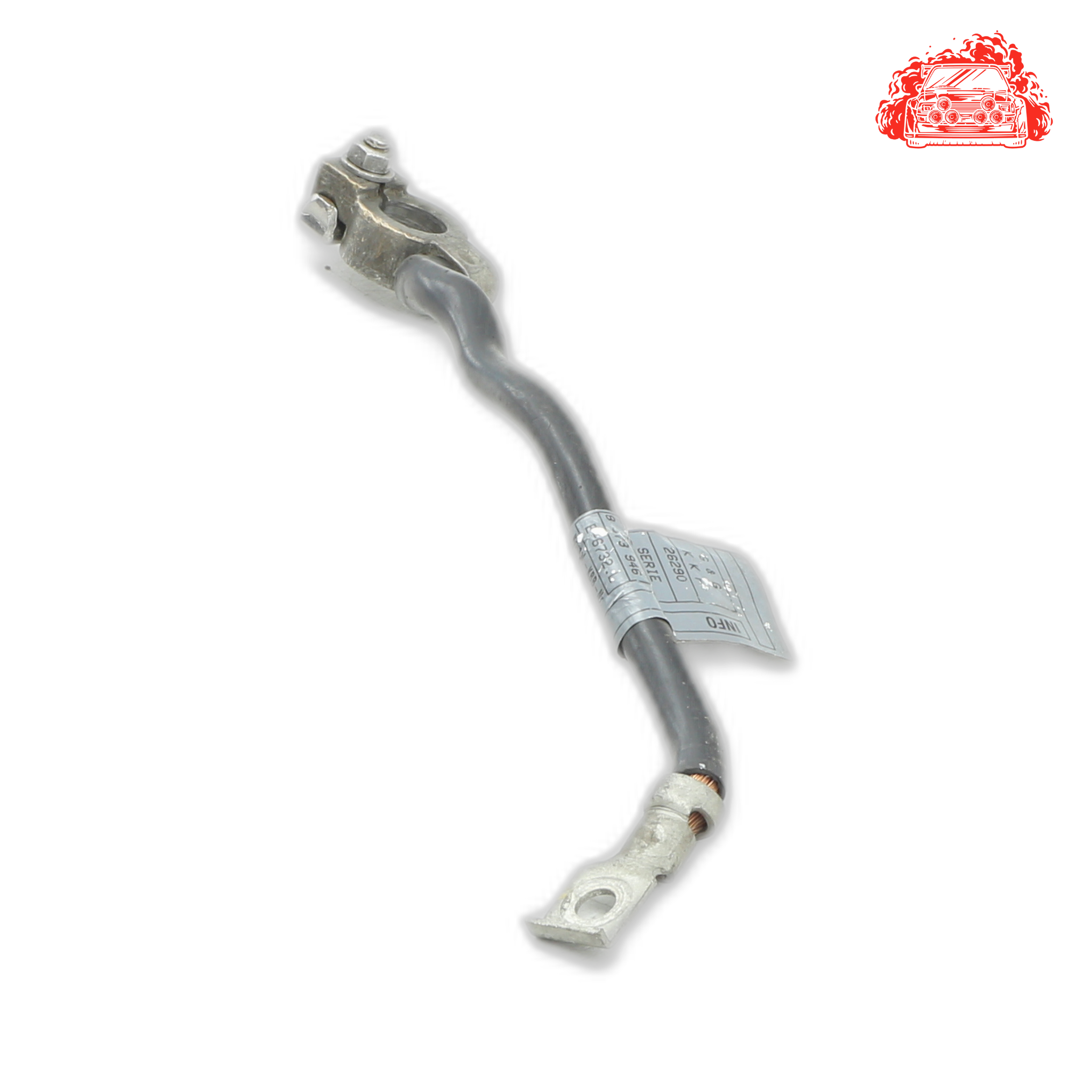 Used BMW 320i A/T (E46) Positive & Negative Battery Cable - OEM Part 8374991