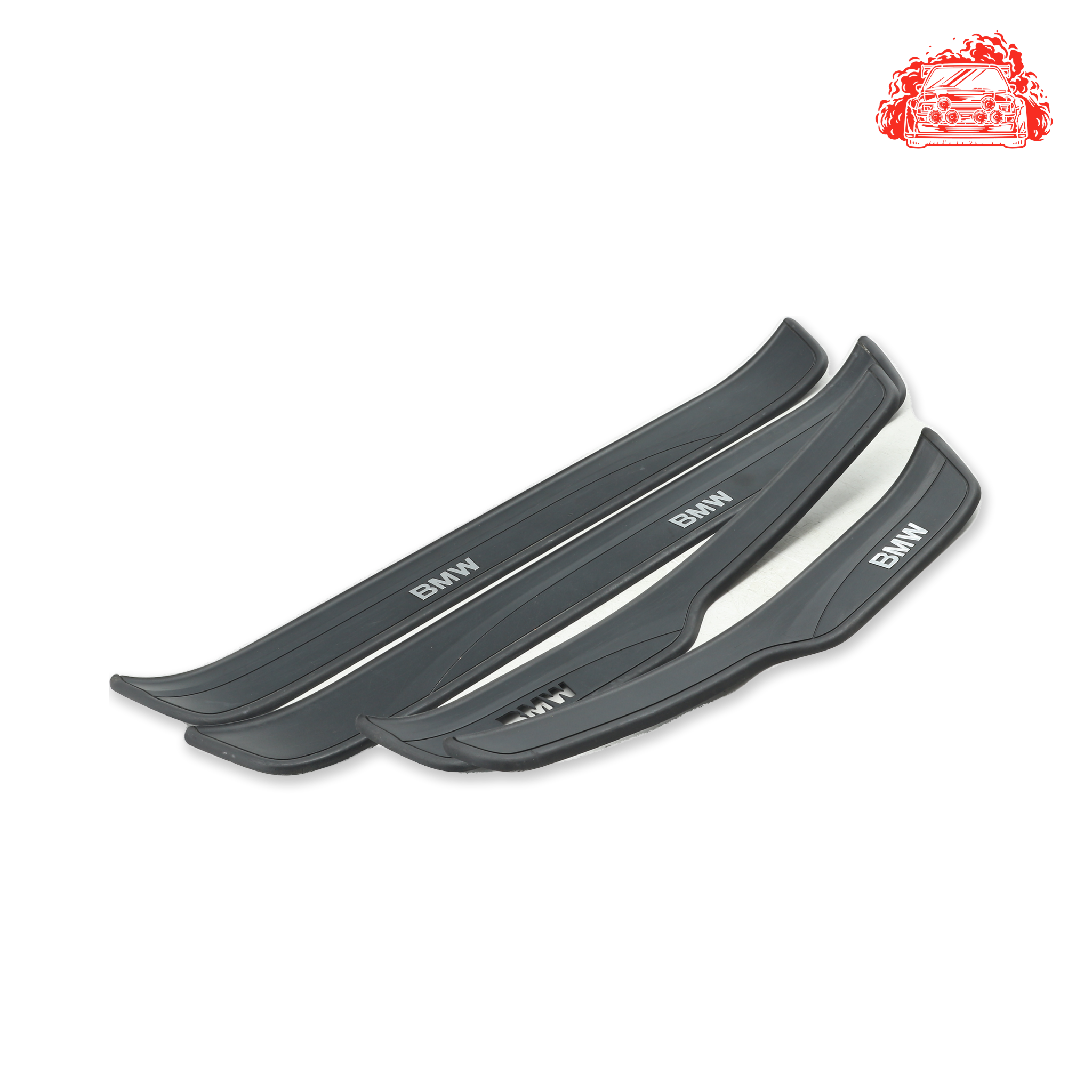 Used BMW 320i A/T (E90) Door Sill Trim Strip Set - OEM Part 51477060286