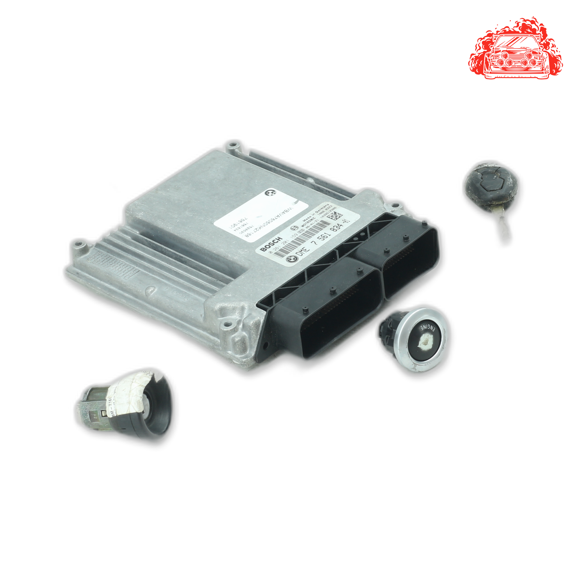 BMW 320i A/T (E90) ECU + Ignition + Keys + Barrels