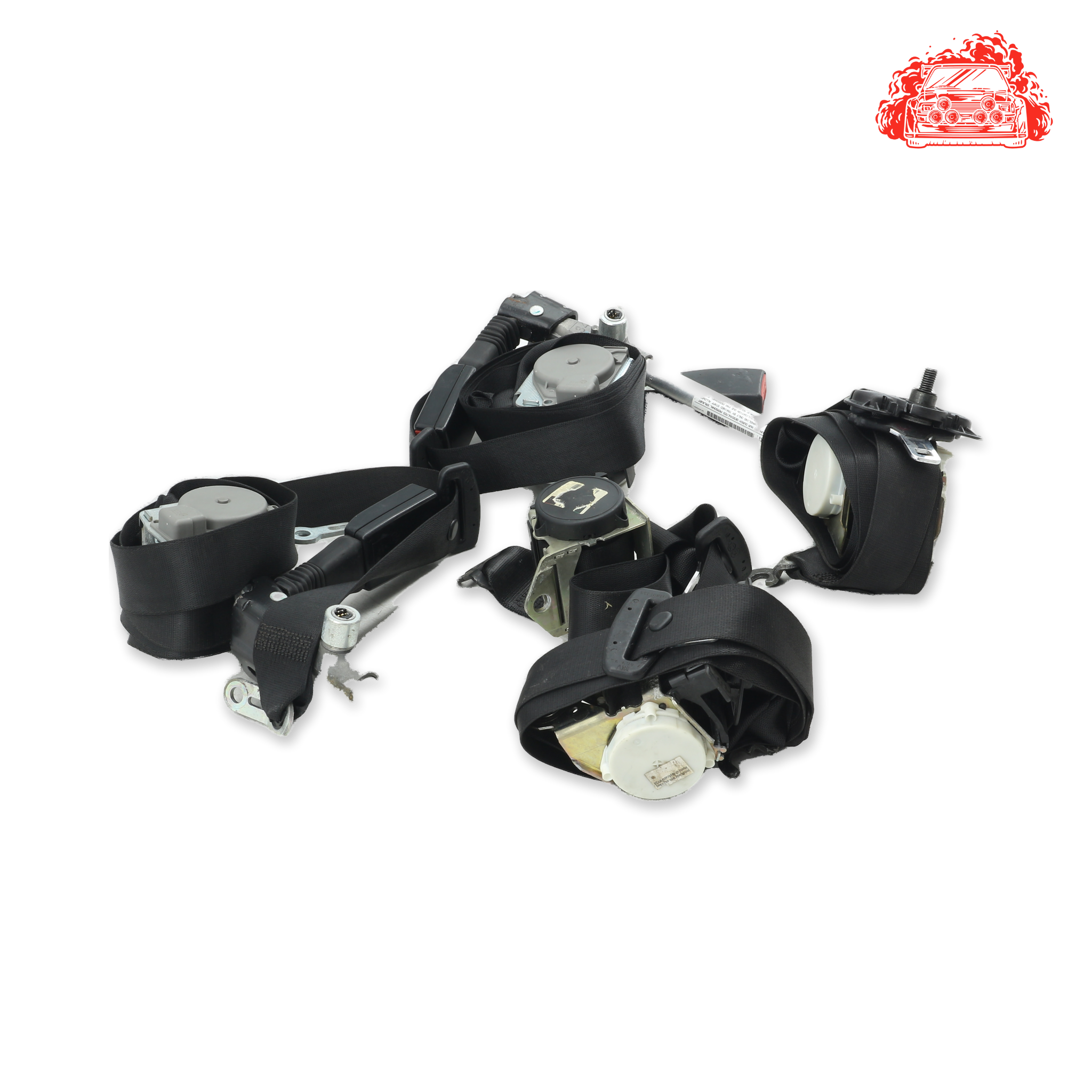 Used BMW 320i A/T (E90) Front/Rear Seat Belt Set - OEM Part S969753641