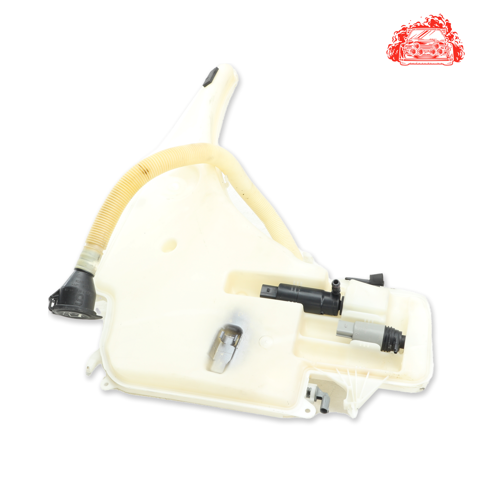 Used BMW 320i A/T (E90) Front Windshield Washer Fluid Reservoir - OEM Part 45R-015055