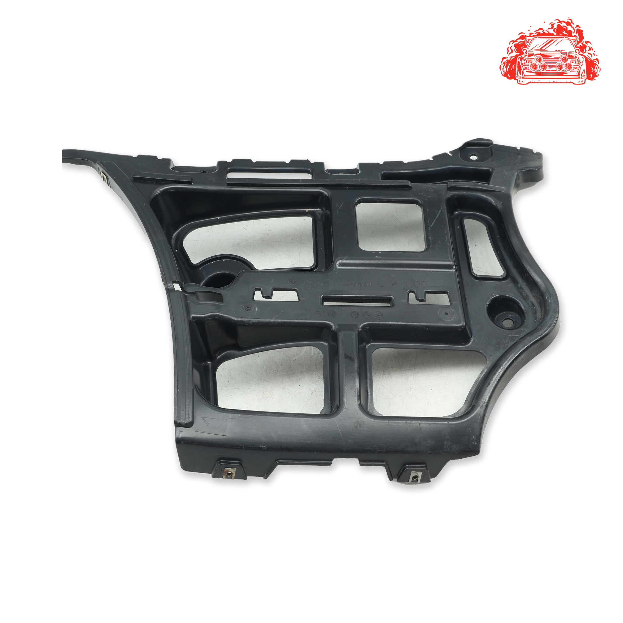 Used BMW 320i A/T (E90) Passenger Side Rear Bumper Bracket - OEM Part 51127058519