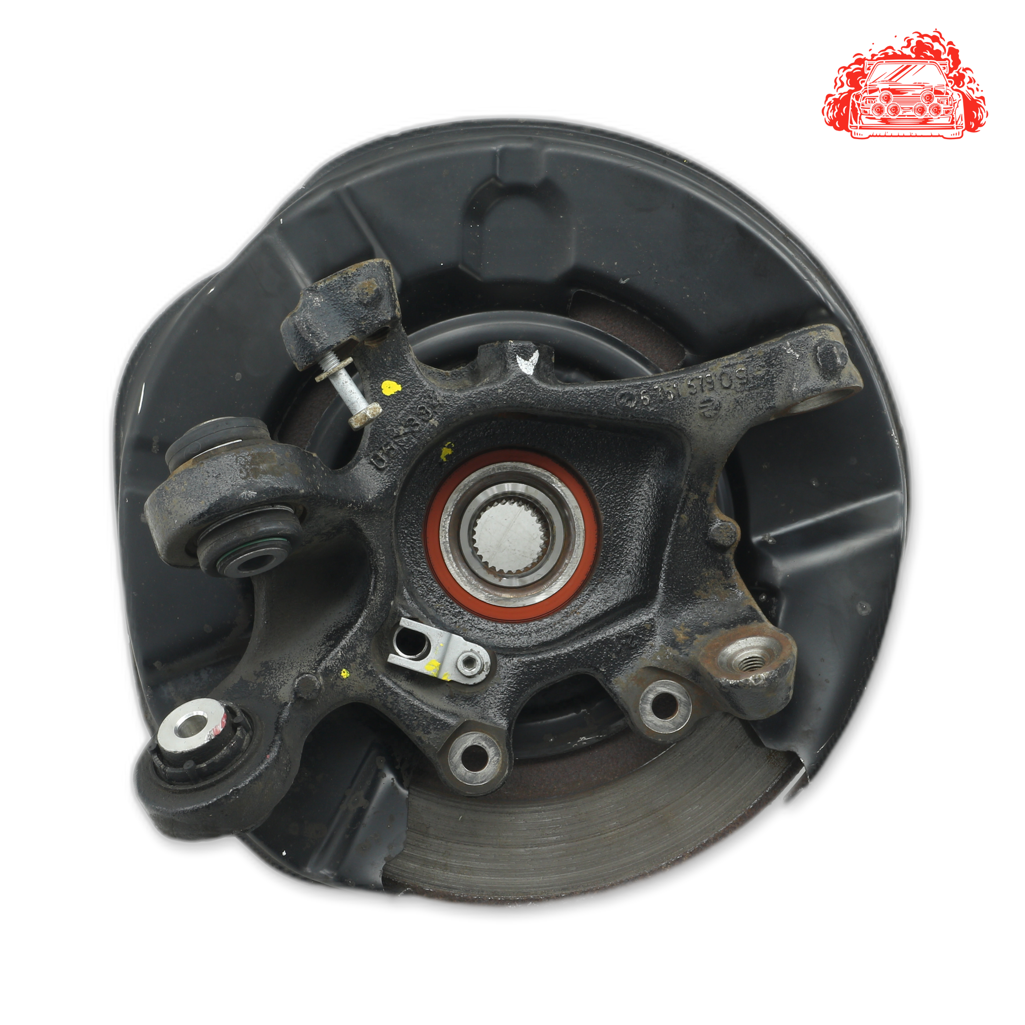 Used BMW 320i A/T (E90) Passenger Side Rear Knuckle and Hub