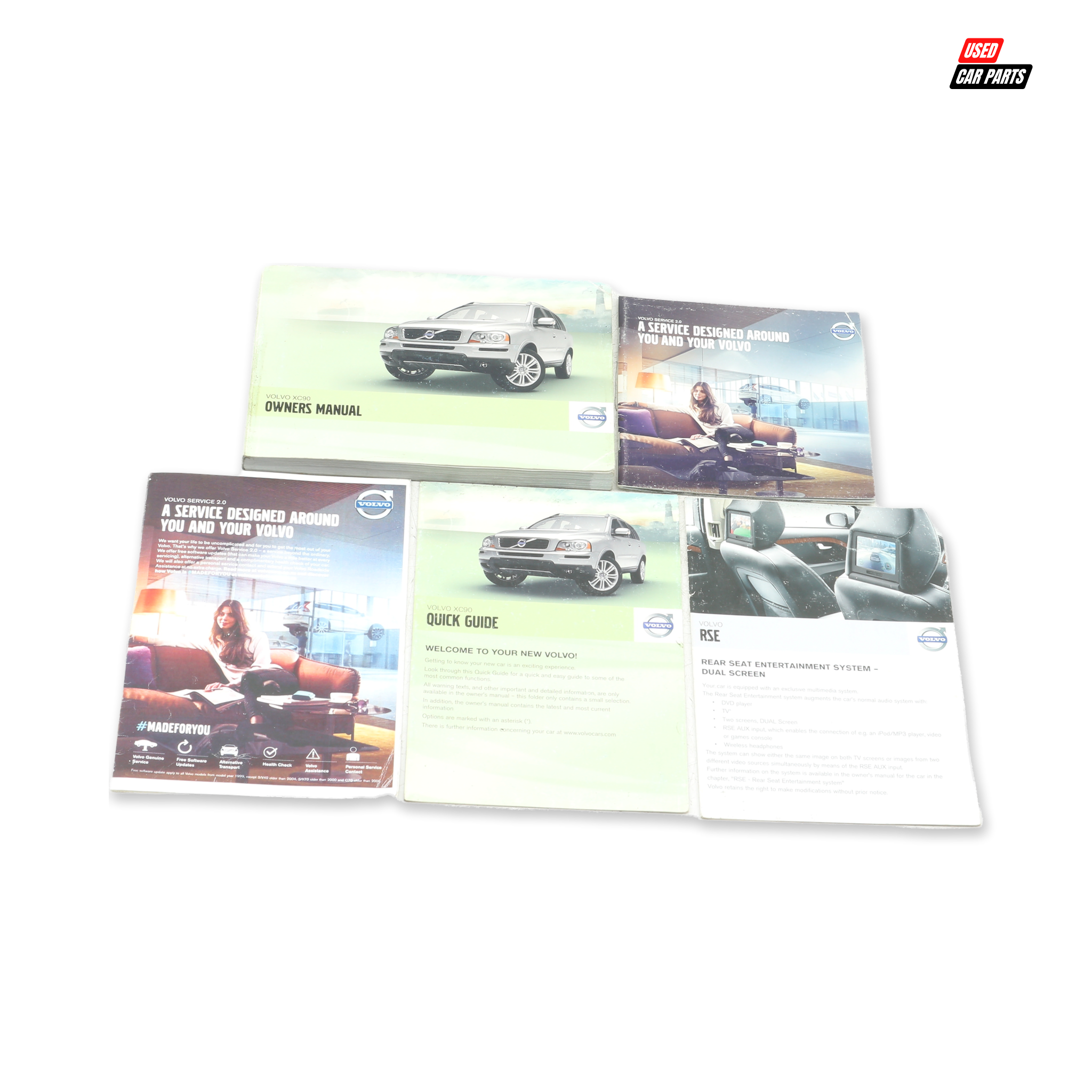 Used VOLVO XC90 D5 GEARTRONIC AWD 2012 Car Manual Book