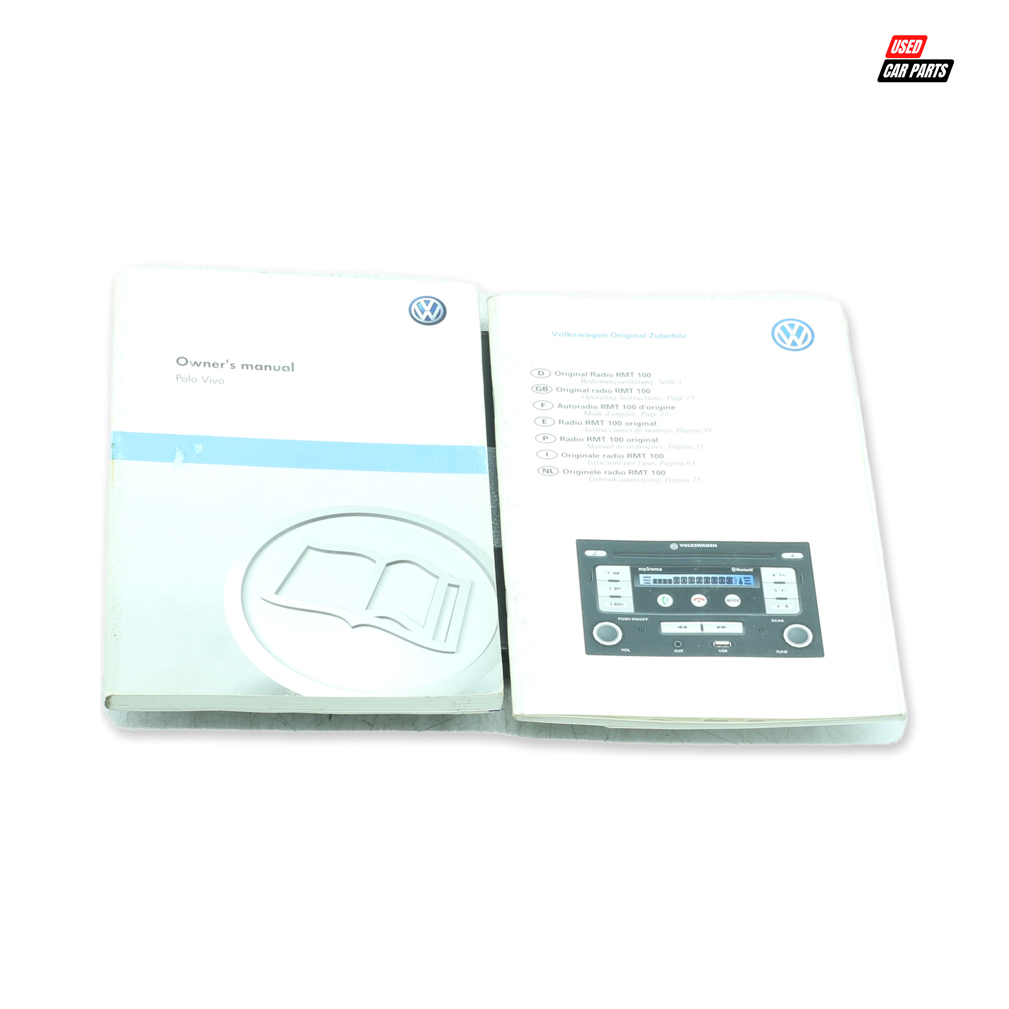 Used VOLKSWAGEN POLO VIVO 1.4 TRENDLINE 5Dr 2012 Car Manual Book