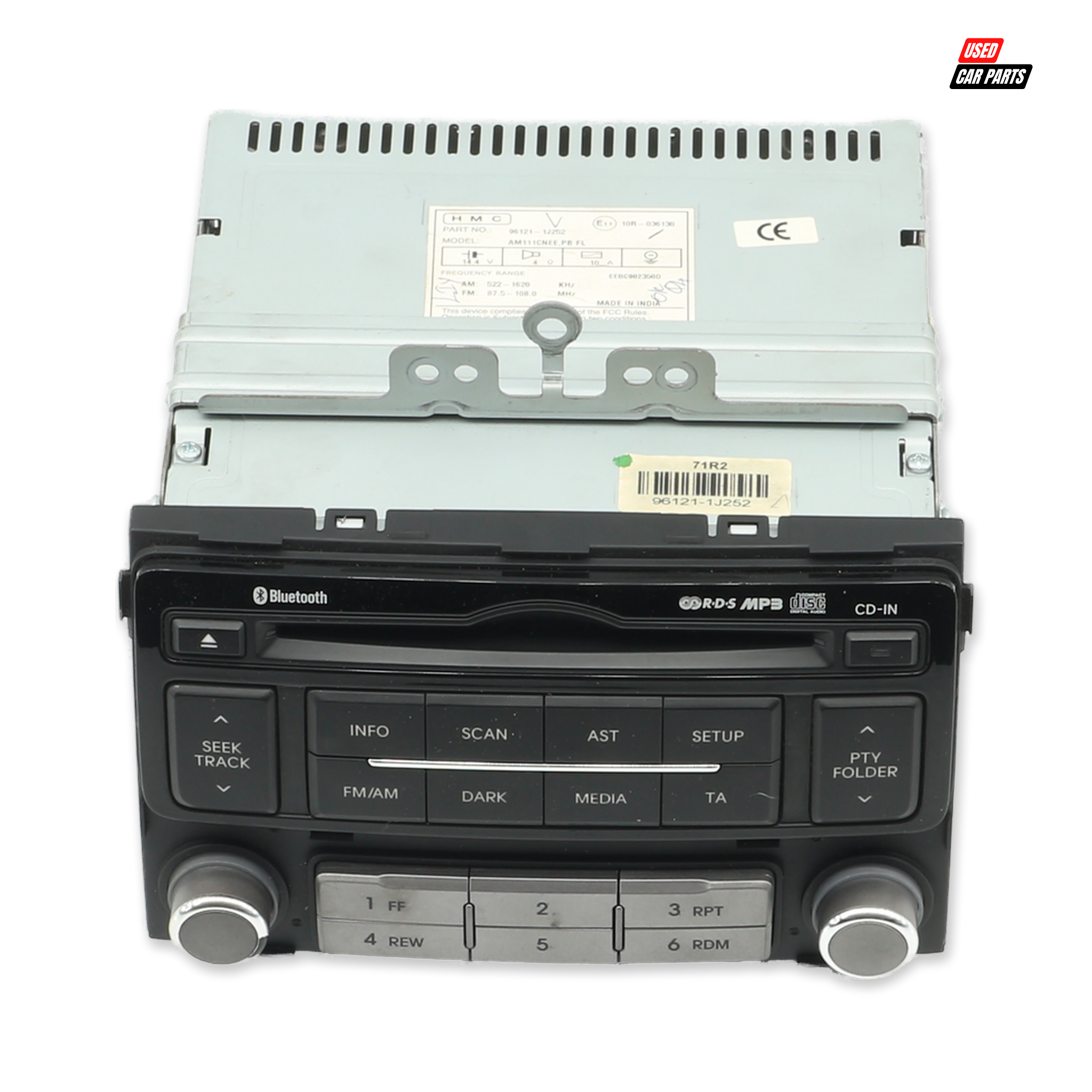 Used Car Radio (Part Number 961211J252) for 2013 HYUNDAI i20 1.4D GLIDE