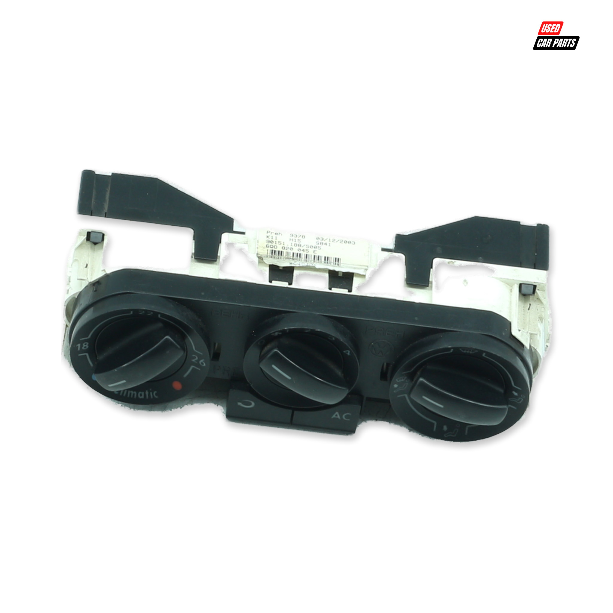 Used Volkswagen Polo Mk4 Sedan (2009) Climate Control Unit, Part Number 6Q0820045E