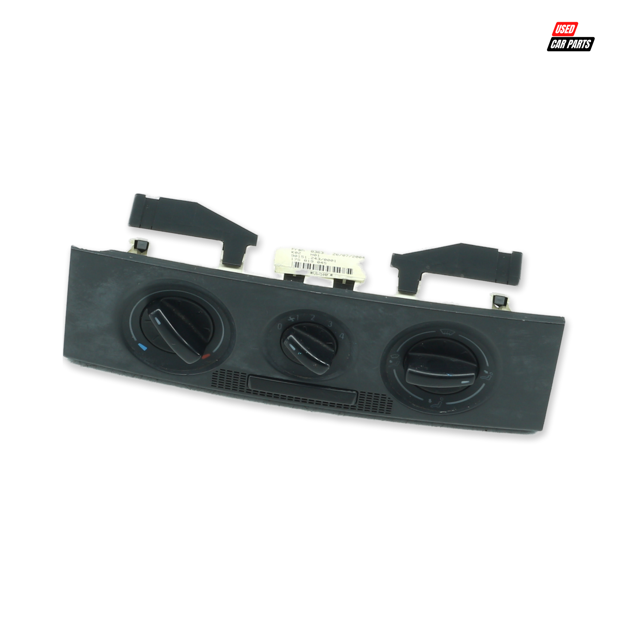 Used OEM Climate Control Unit (Part Number 6Q0819445) for 2004 VOLKSWAGEN CITI CHICO 1.4i White