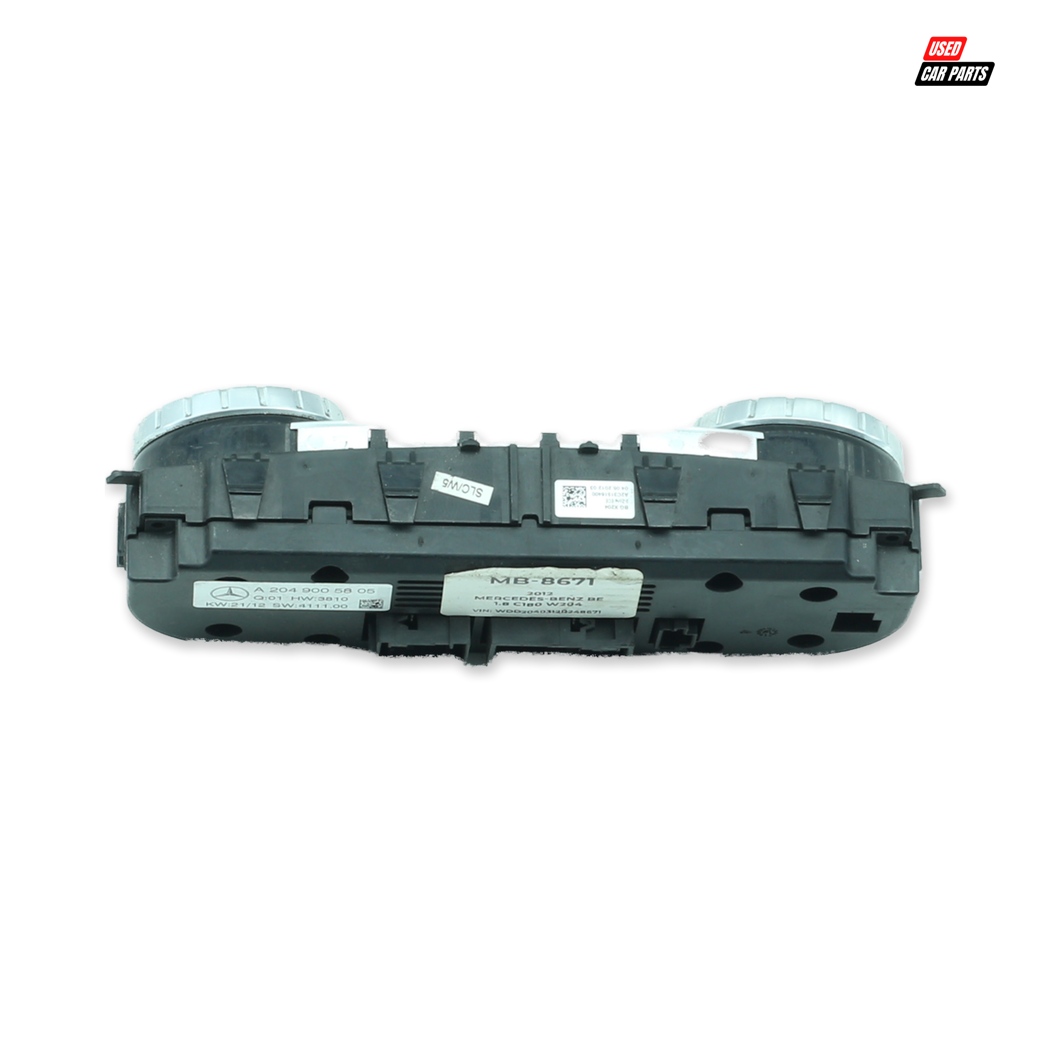 Used MERCEDES-BENZ C180 2012 Climate Control Unit Part Number A49005805