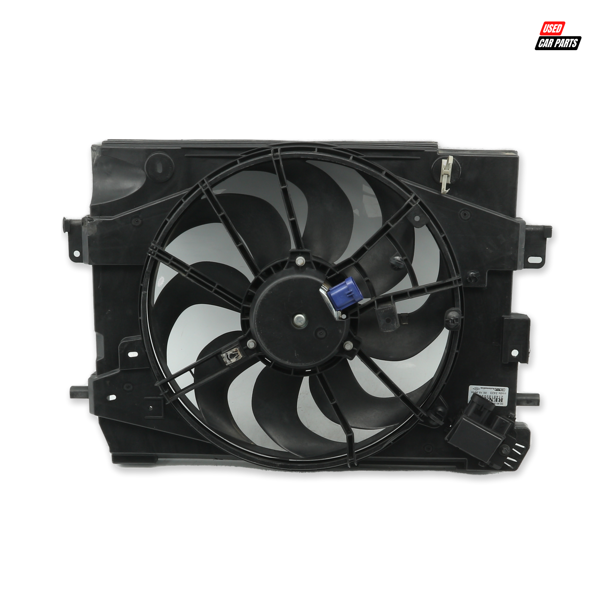 Used Cooling Fan (Part Number 8240636) for 2015 RENAULT CAPTUR 900T DYNAMIQUE 5DR