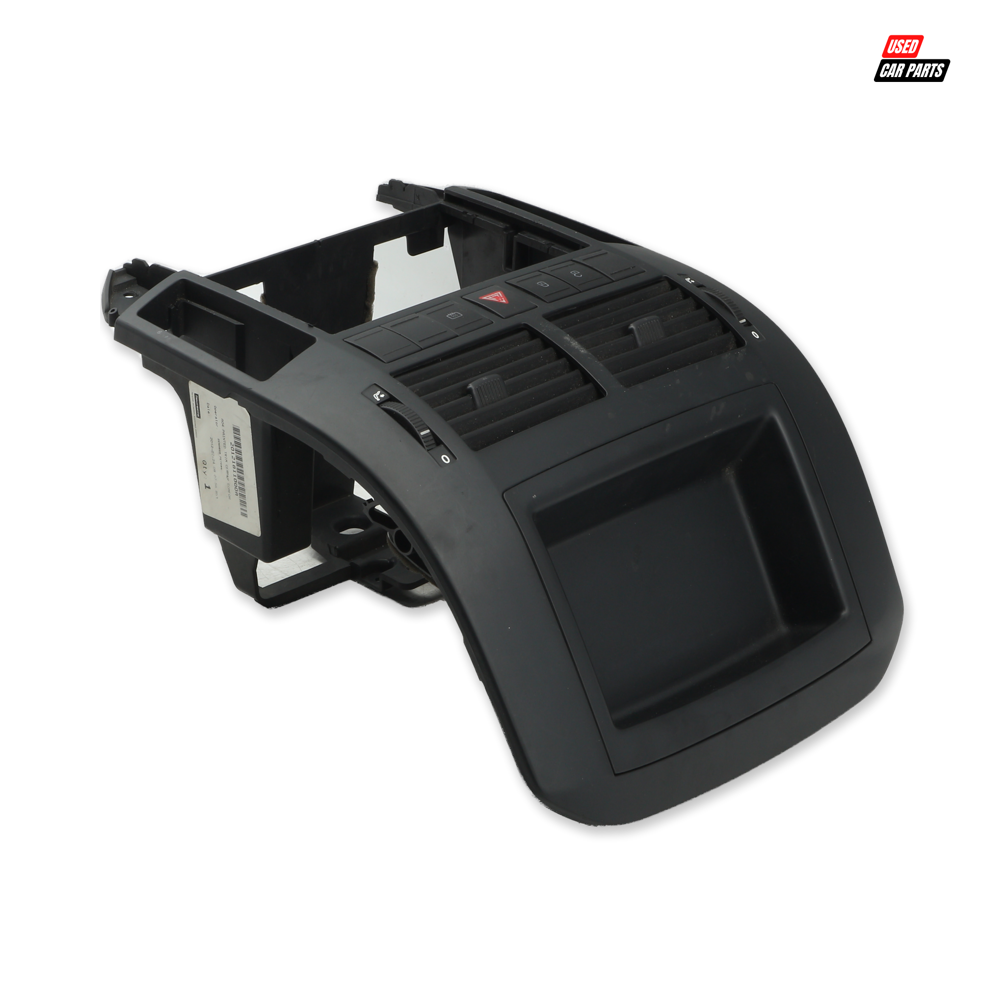 Salvaged Dashboard Center Console, Part Number 6Q0858069 for 2012 VOLKSWAGEN POLO VIVO 1.4 TRENDLINE