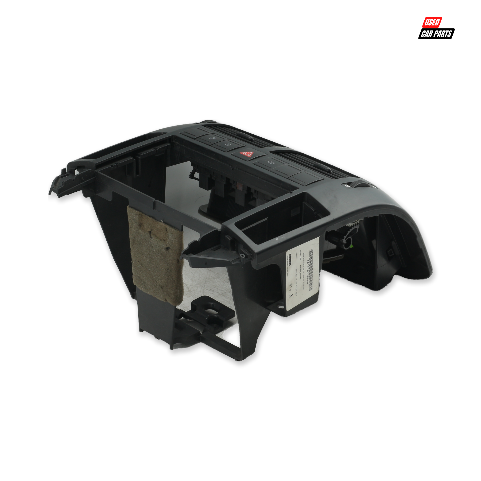 Salvaged Dashboard Center Console, Part Number 6Q0858069 for 2012 VOLKSWAGEN POLO VIVO 1.4 TRENDLINE