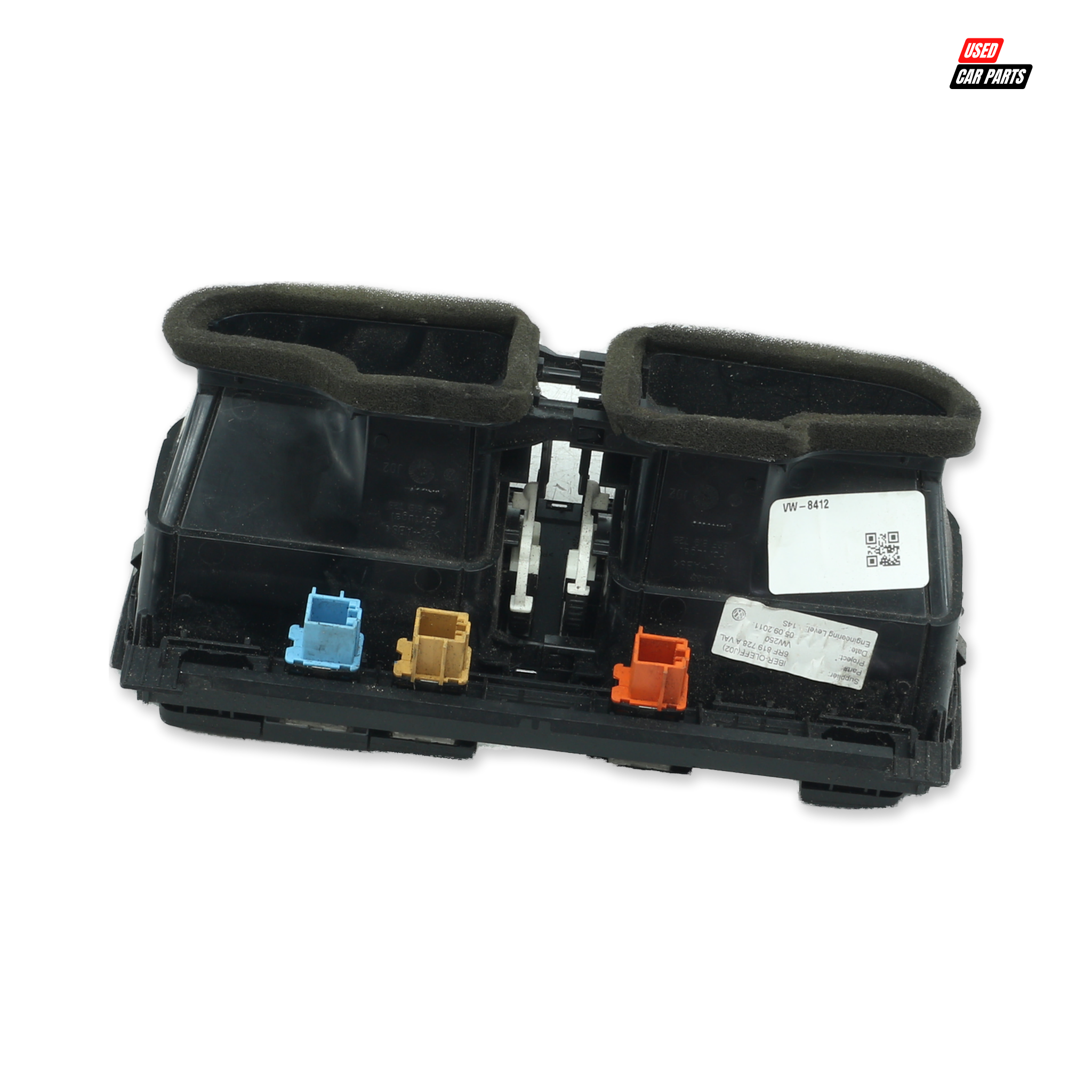 Used Dashboard Center Vent Switches (Part Number 6RF819728A) for 2009 Volkswagen Polo Mk5 Hatchback TDI