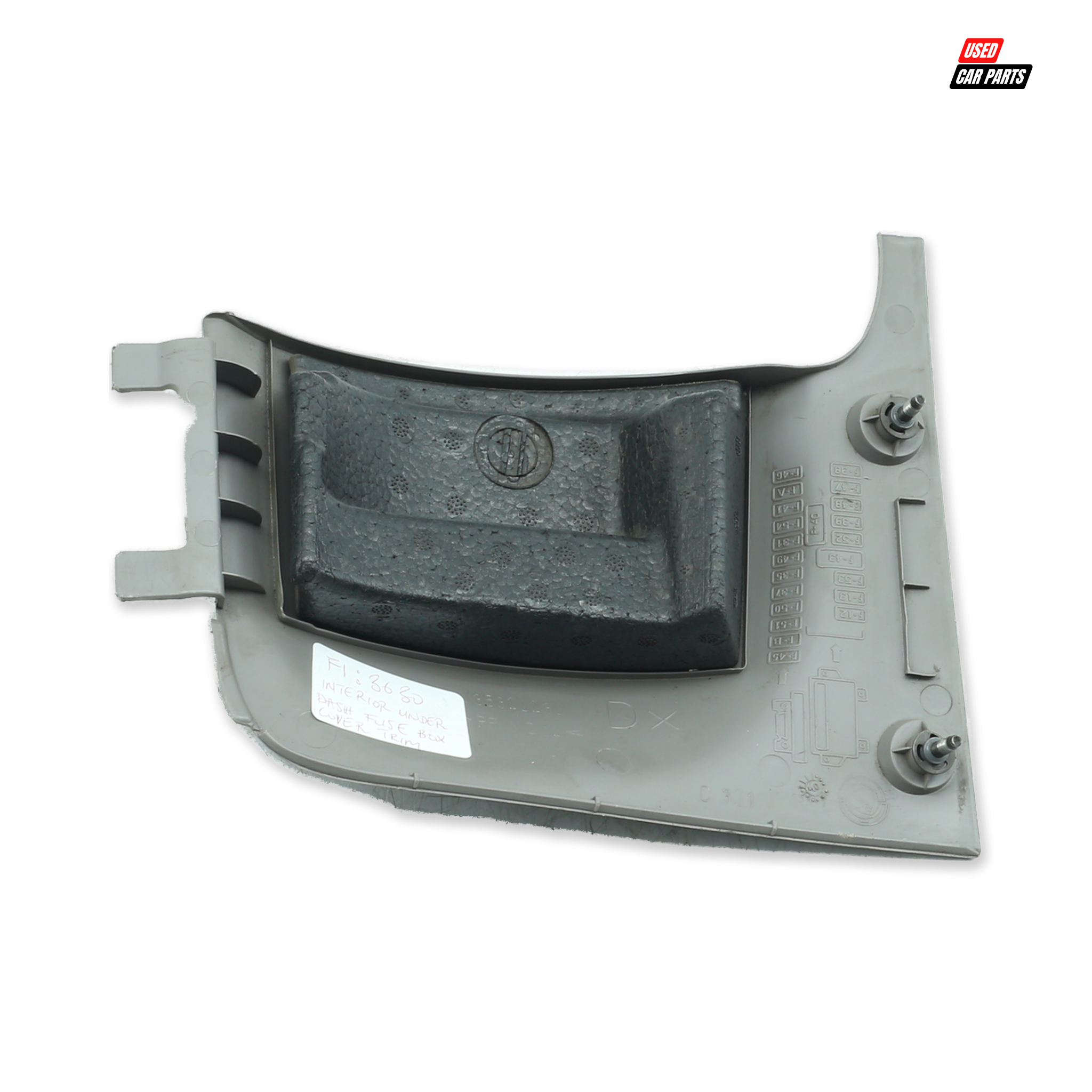 Used Dashboard Relay Fuse Box Cover - Part Number 735326236 for 2008 FIAT PANDA 1.2 DYNAMIC