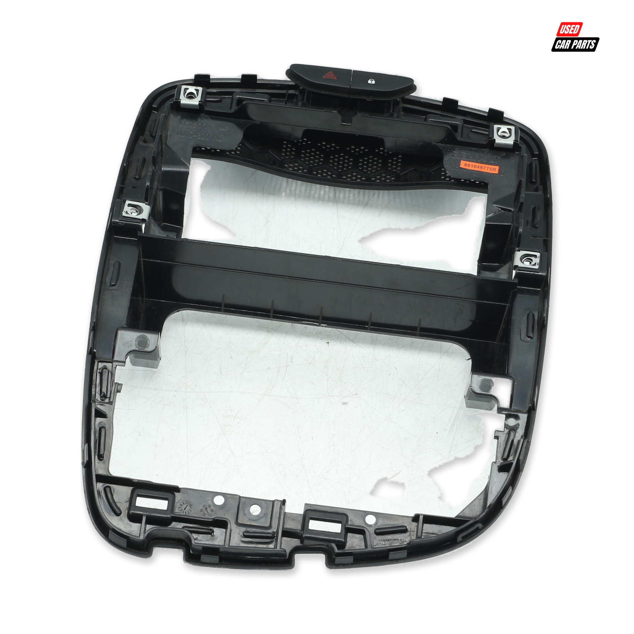 Renault Clio IV Dashboard Screen Display Surround Trim (Part Number 681048775R)