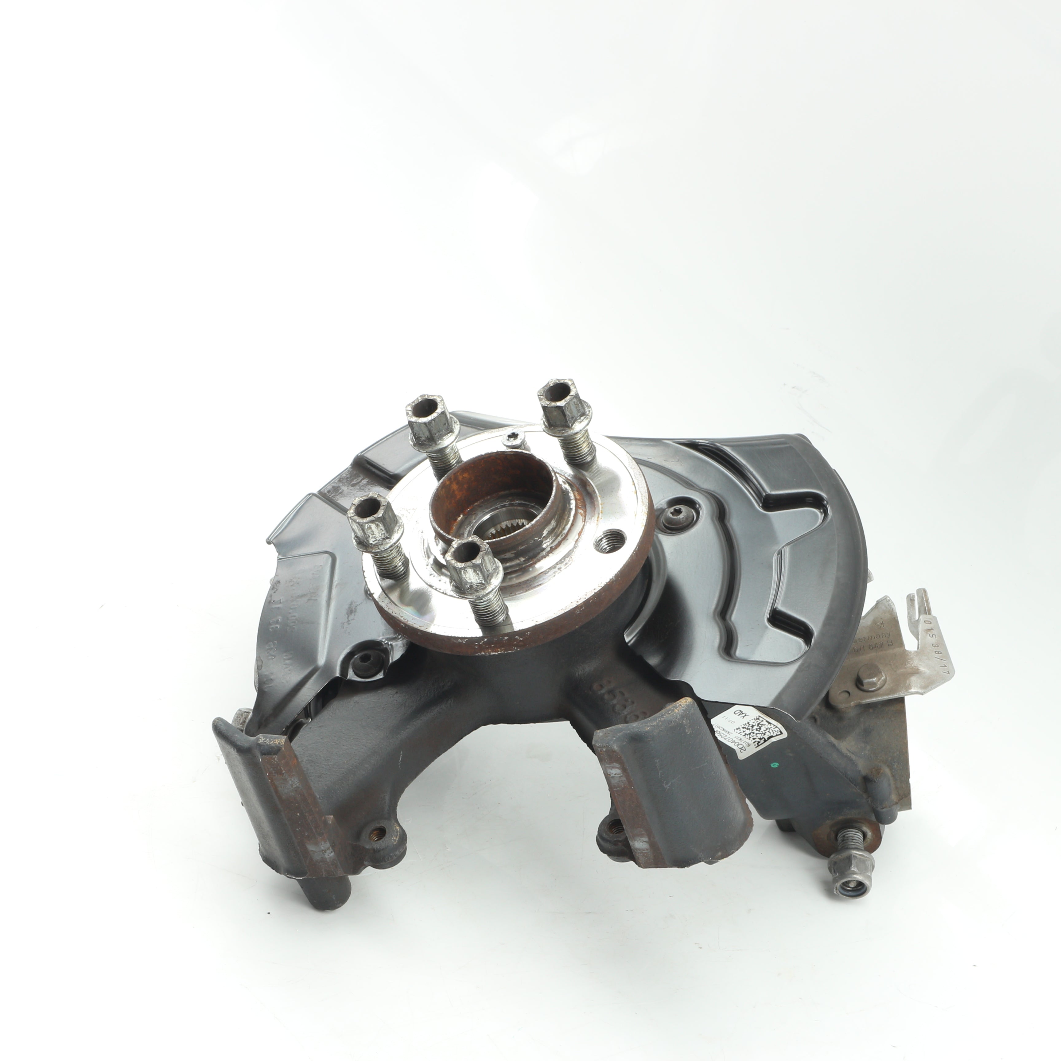 Used VOLKSWAGEN POLO 1.2 TRENDLINE DSG Driver Side Front Knuckle and Hub - OEM Part 2Q0407256H