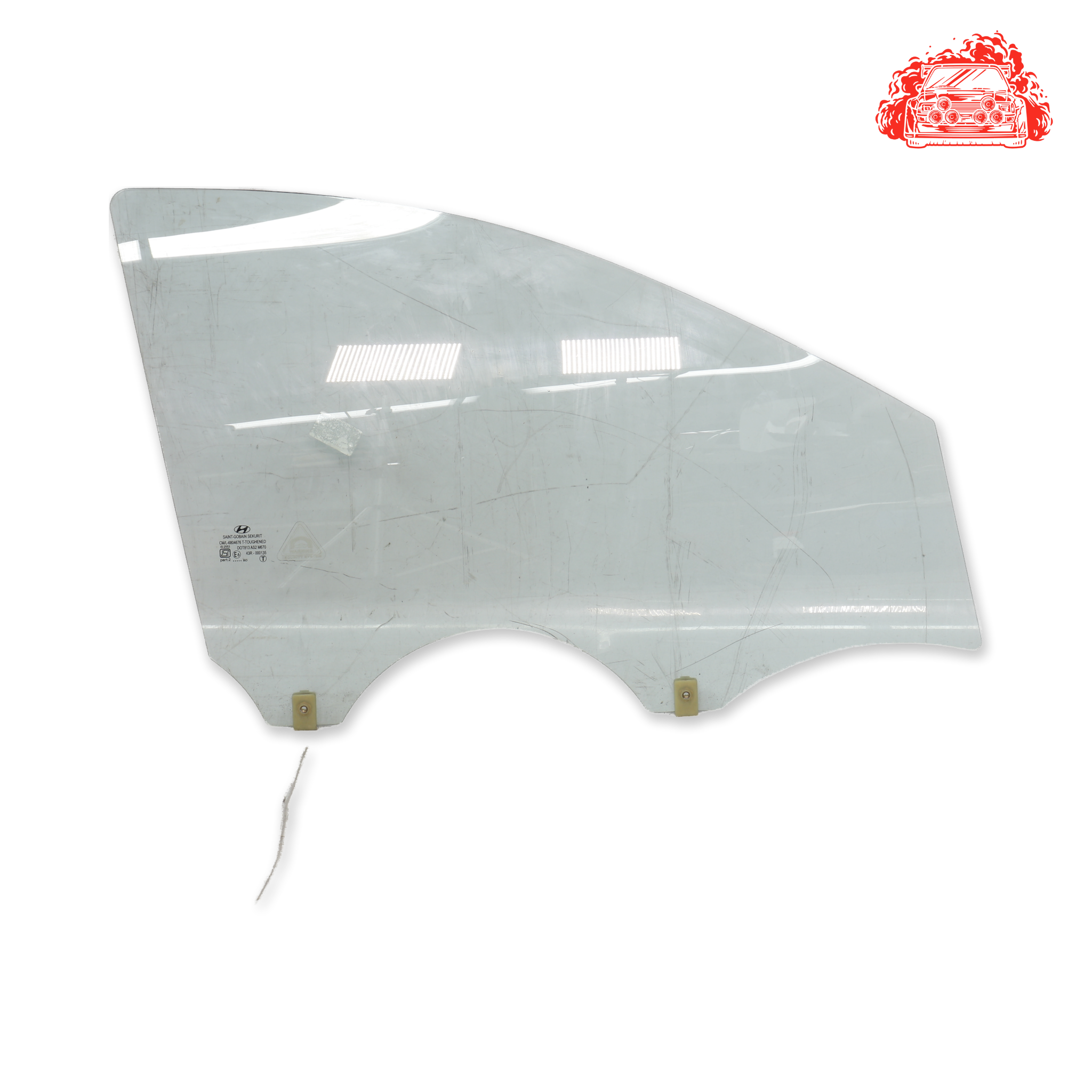 Used Hyundai i20 Active (Facelift) Driver Side Front Window - OEM Part 43R000135