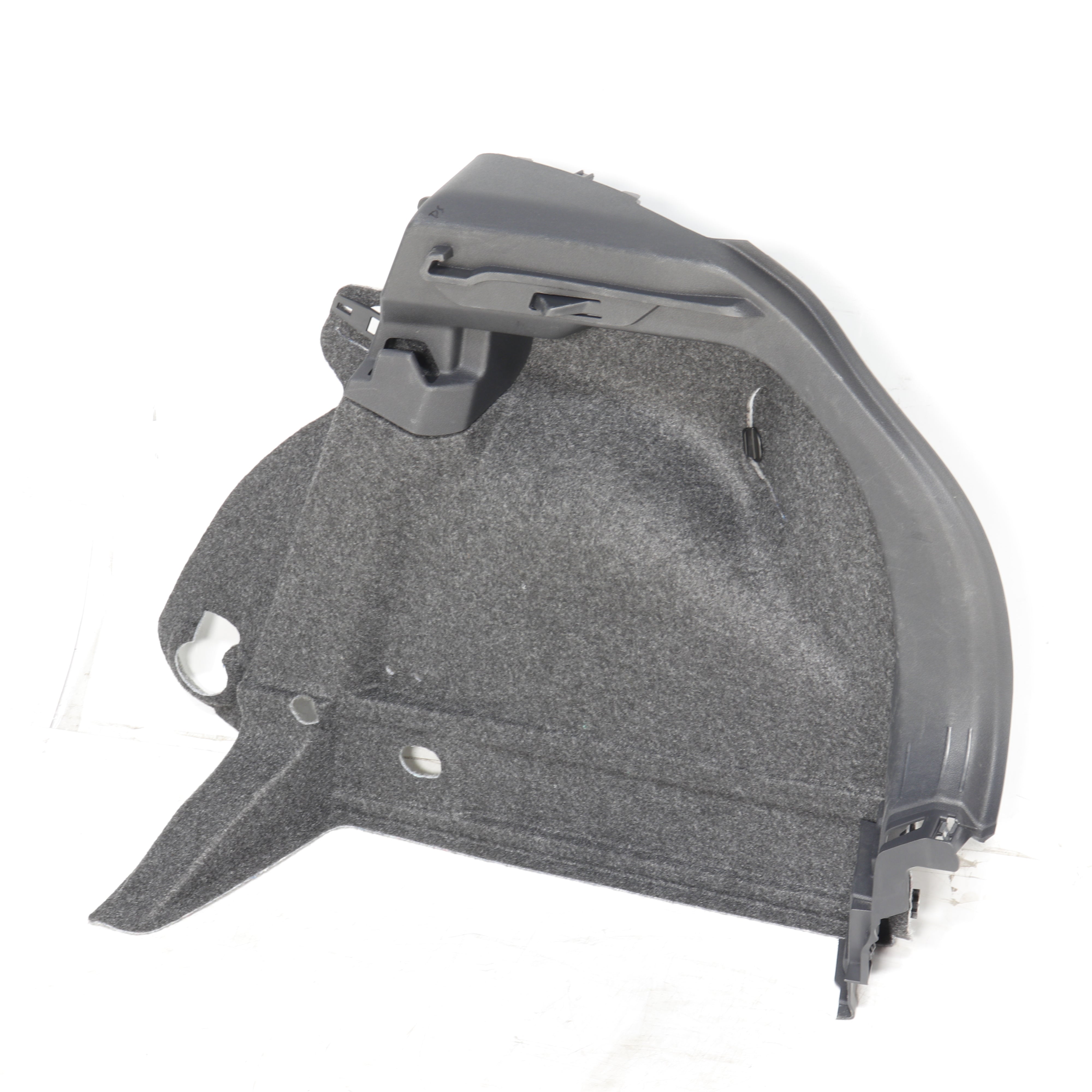 Used VOLKSWAGEN POLO 1.2 TRENDLINE DSG Driver side rear boot lining carpet - OEM Part 2G6867762C